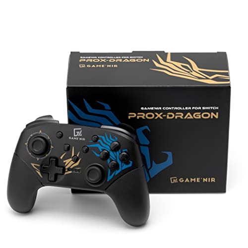 Wireless Pro Controller for Nintendo Switch OLED, Switch Lite & PC - Bluetooth Gamepad with Amiibo NFC Support | Compatible with Switch Pro, PC Gaming & Multiplayer Scenarios
