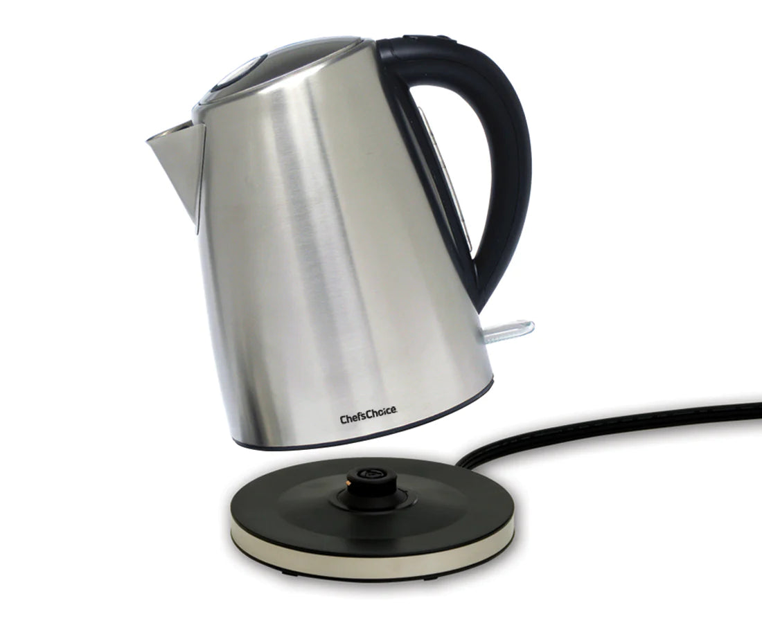 Chef'sChoice 681 Cordless Electric Kettle - Fast Boiling, Auto Shut-Off, BPA-Free - Perfect for Home, Office & Travel Use