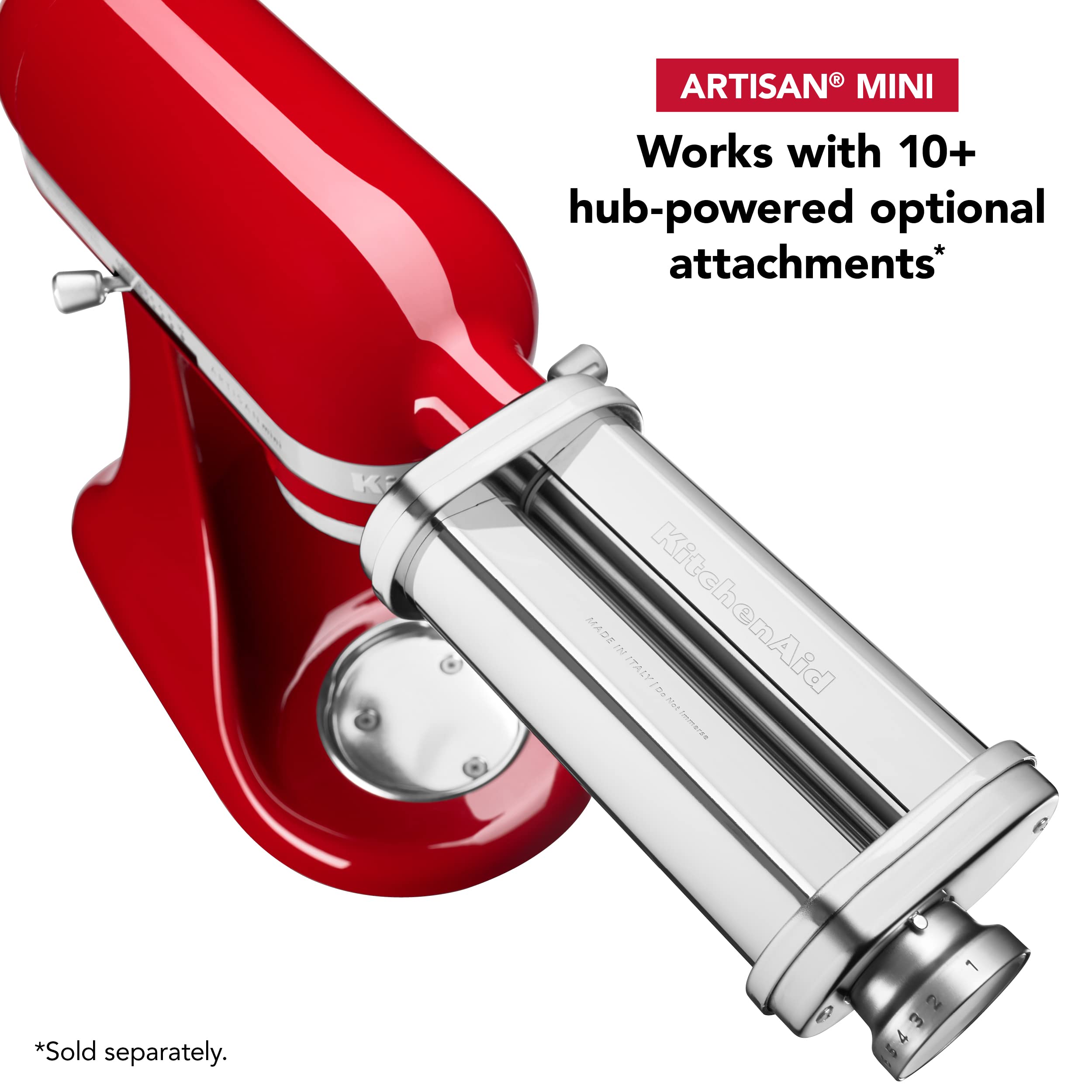 KitchenAid Artisan Mini 3.5 Quart Tilt-Head Stand Mixer - KSM3316X - Empire Red | Compact Baking Mixer for Cookies, Cakes & Dough | Perfect for Small Kitchens & Home Bakers