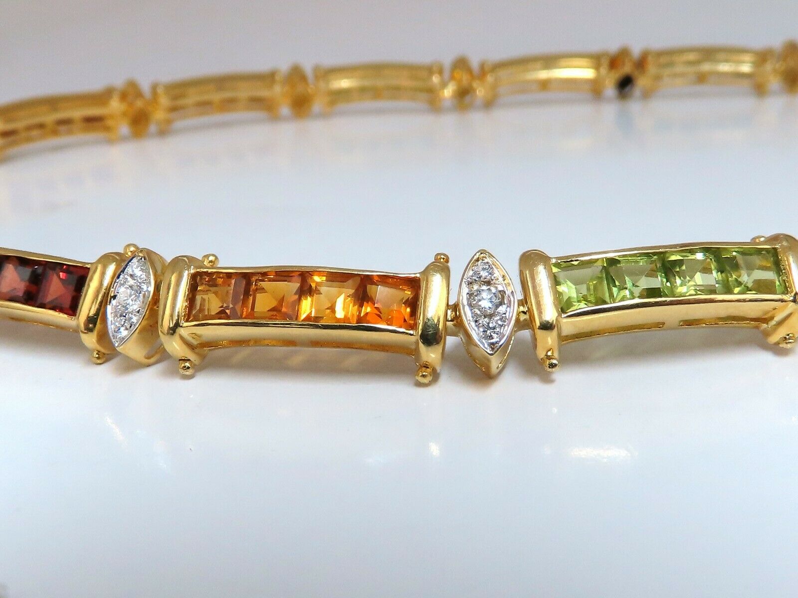 50-Piece Natural Gemstone Necklace Set - Garnet, Tourmaline, Aquamarine, Peridot, Citrine, Topaz & Diamond | Elegant Jewelry Gift for Women, Bridal Party, Anniversary & Special Occasions