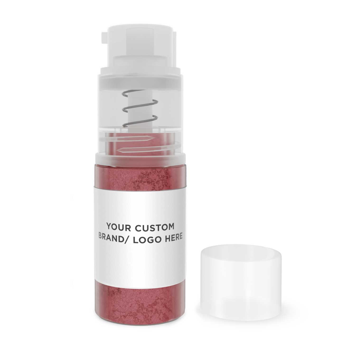 Premium American Red Luster Dust Glitter for Baking & Cake Decorating - 4g Spray Pump with Private Label - Perfect for Wedding Cakes, Cupcakes & Edible Crafts