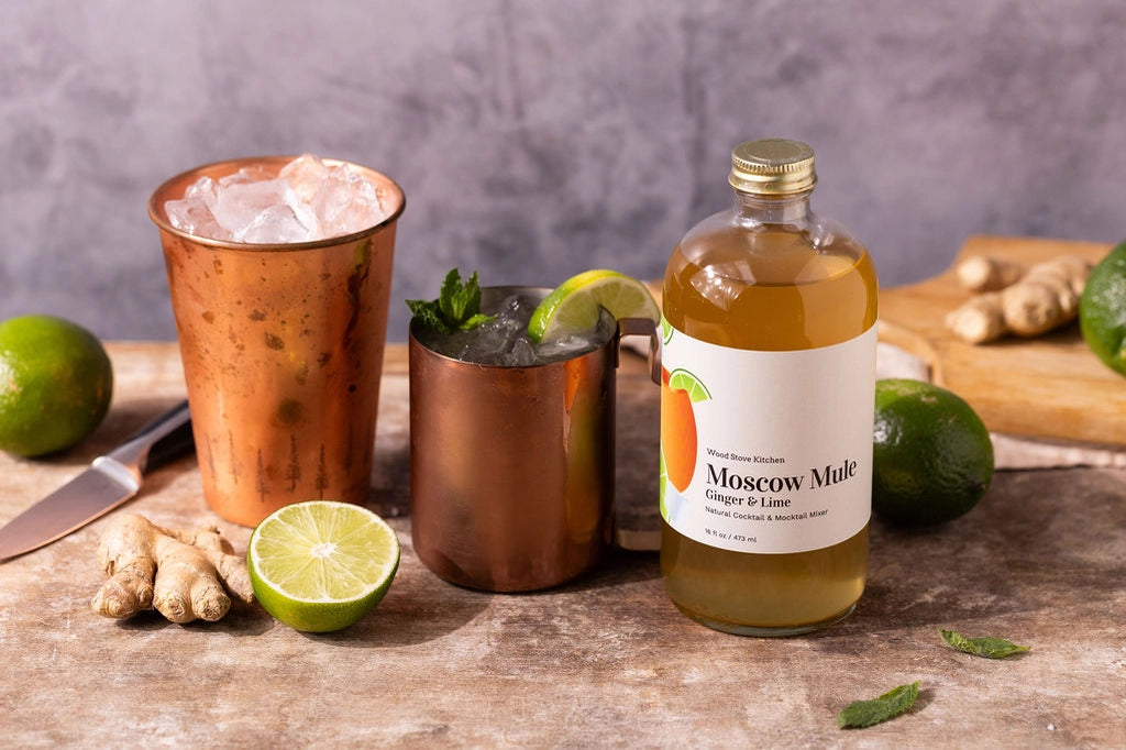 Premium Moscow Mule Cocktail Mixer - Authentic Ginger & Lime Flavor for Refreshing Drinks | Perfect for Parties, BBQs & Summer Gatherings