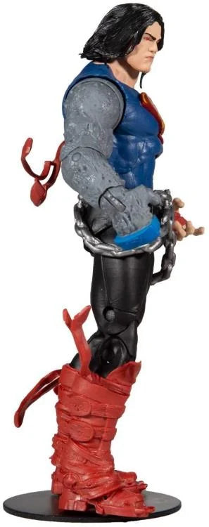 DC Multiverse Dark Nights: Death Metal Superman 7-Inch Action Figure - Collectible DC Comics Superhero Toy for Display & Play - Perfect for Fans, Collectors & Gift Giving