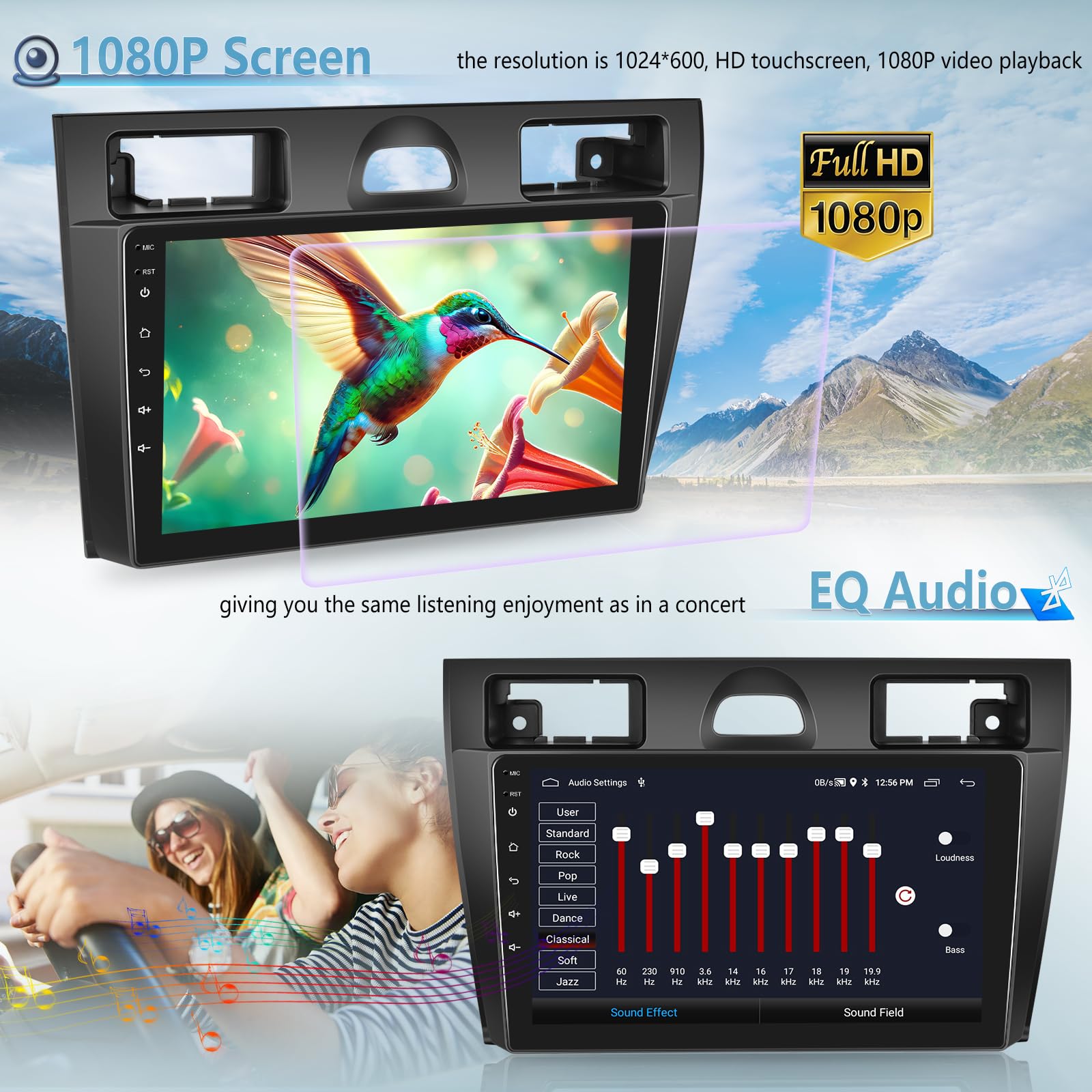2G+64G Android 13 Car Stereo for Ford Fiesta Mk5 2002-2008 - 7