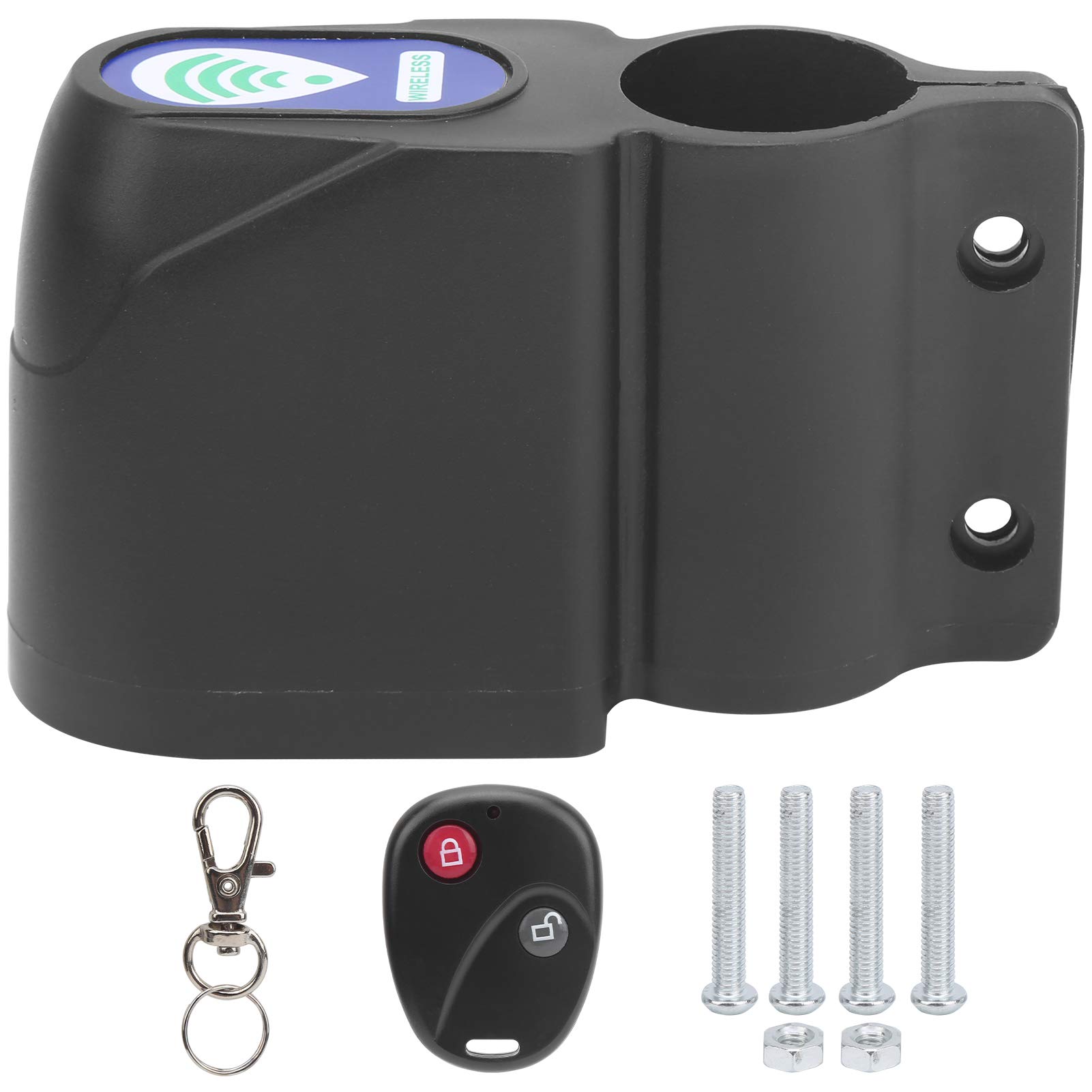 VGEBY Wireless Bike Lock - Anti-Theft Bicycle Alarm with Remote Control for Mountain, Road & Cycling Bikes | Portable Security Solution for Outdoor Adventures & Commuting