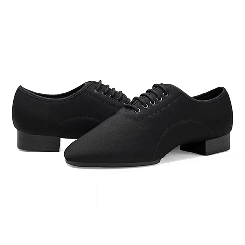 Men's Latin Dance Shoes - 2 Inch Heel Ballroom Tango Waltz Practice Shoes for Men | Split Sole Professional Dancing Shoes for Salsa, Tango & Waltz | Perfect for Competitions & Social Dancing