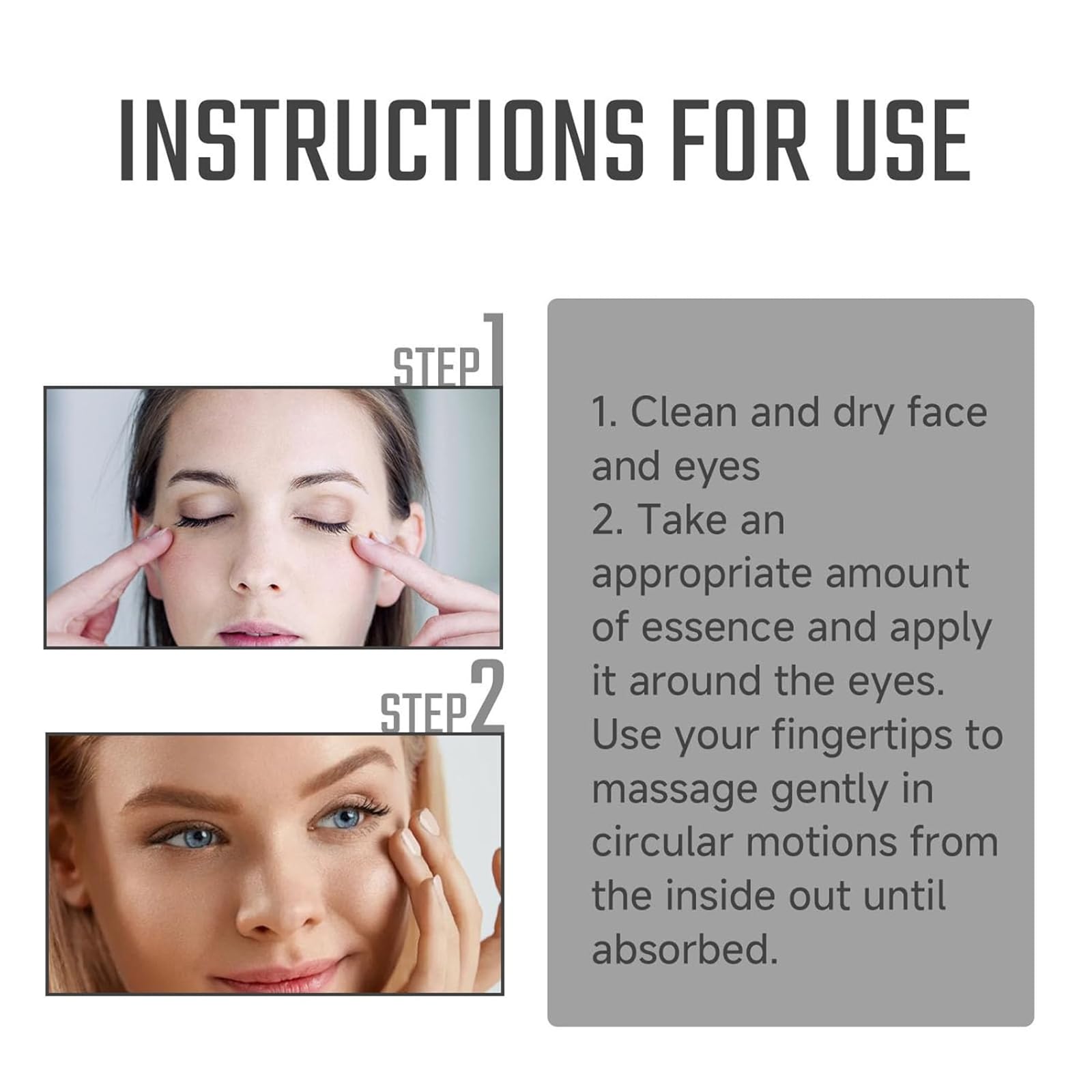 Lutein Eye Oil Roller Ball - Japanese VC Lutein Eye Essence for Dark Circles, Puffiness & Eye Bags - Anti-Aging Firming Eye Serum | Perfect for Night Care & Morning Refreshment
