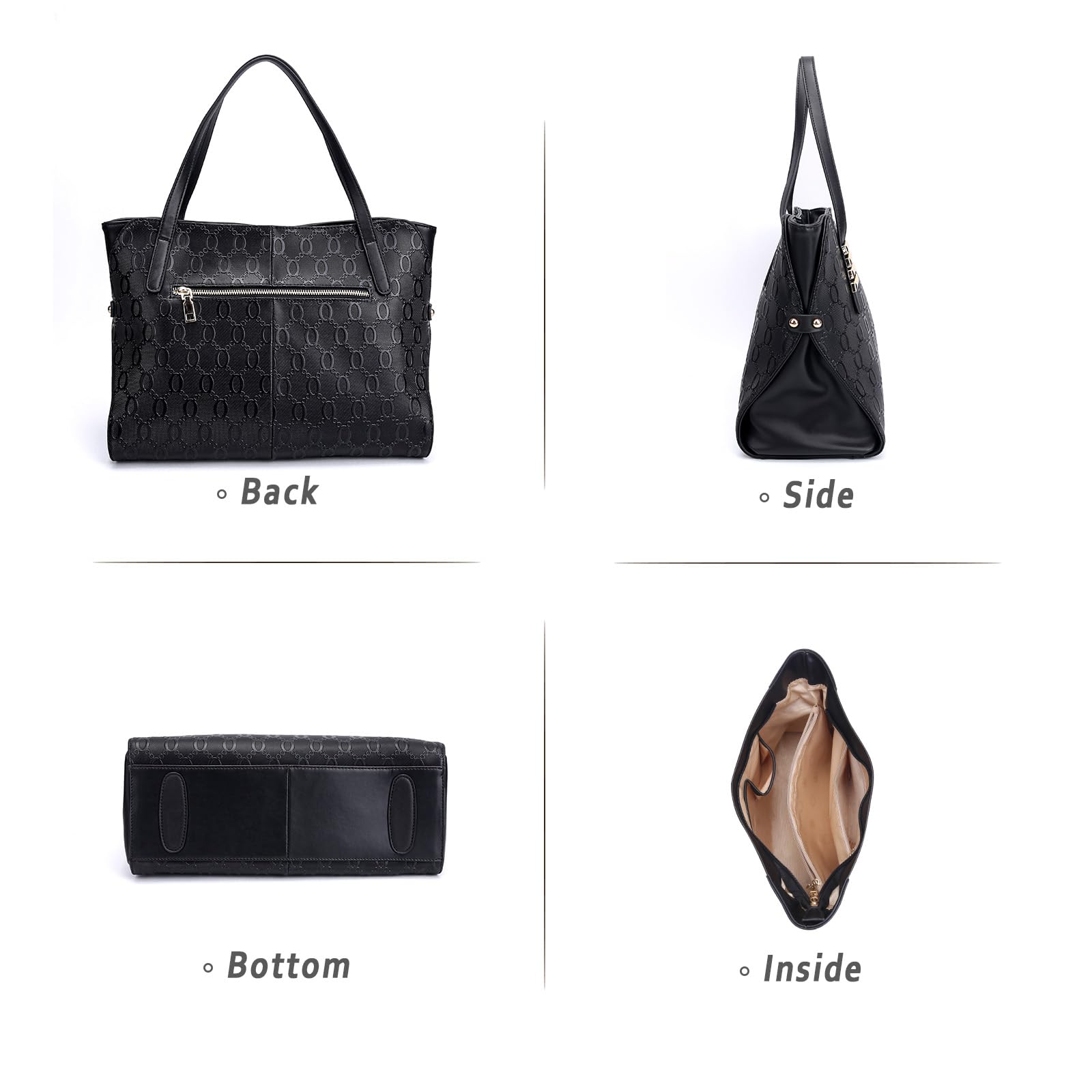 Premium Genuine Leather Women's Tote Bag - Luxury Designer Shoulder Handbag with Top Handle - Fashionable Gift for Women (Perfect for Work, Travel & Everyday Use)