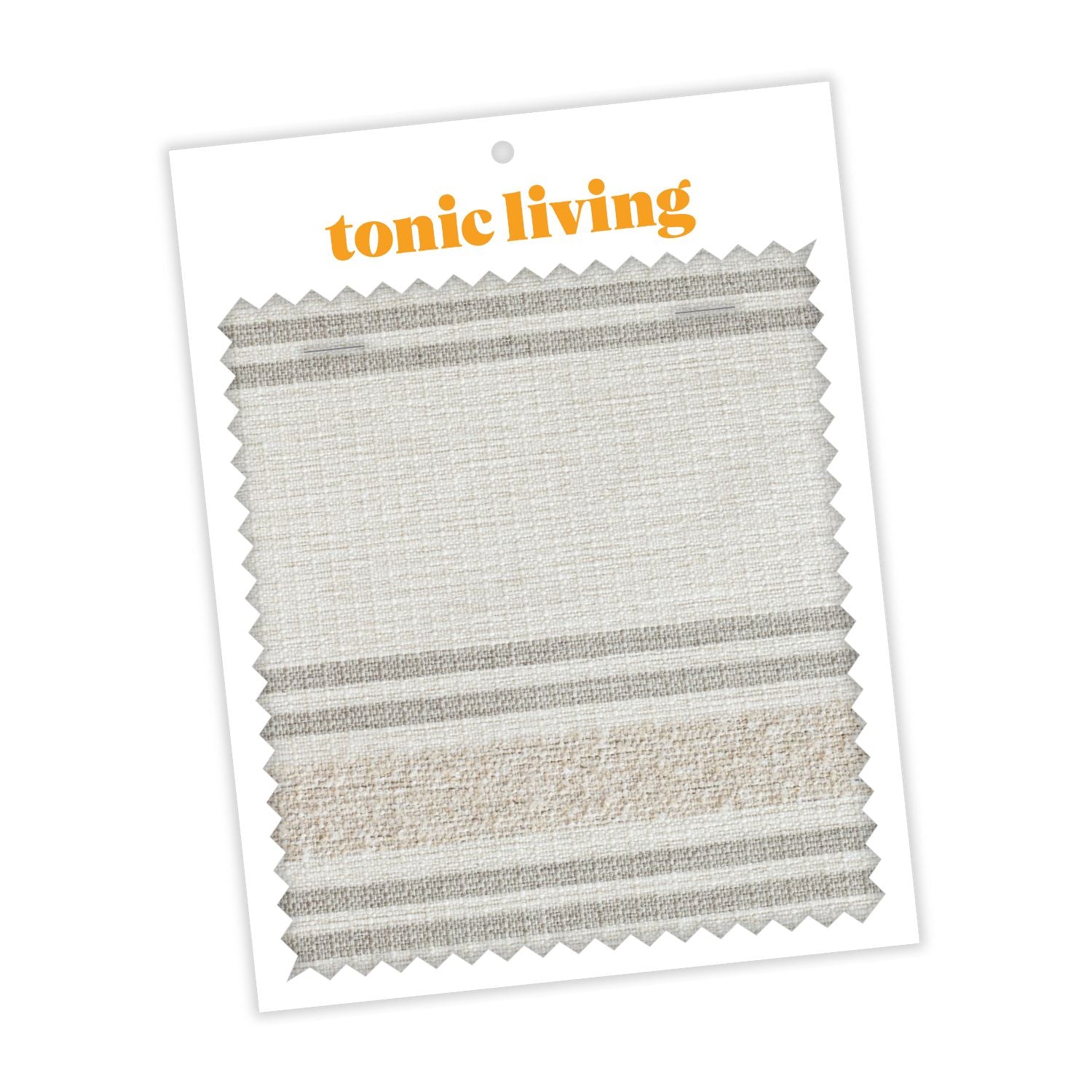Catalina Stripe Indoor/Outdoor Rug in Sand Color - Durable & Stylish Home Decor for Living Room, Patio, or Bedroom - Buy Swatch Samples Available