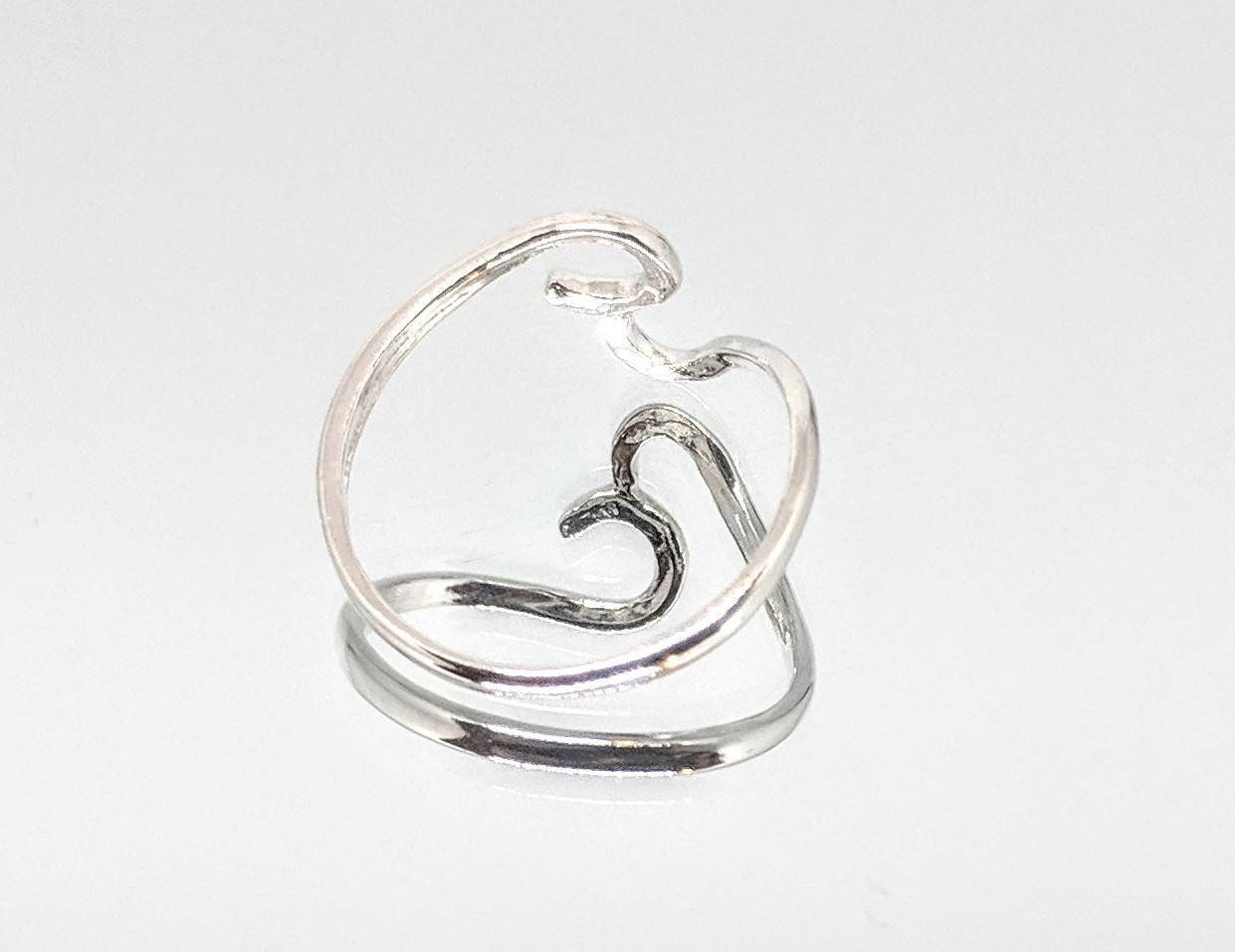 DIY Sterling Silver or 14K Gold Freeform Ring - Size 7 Jewelry Setting for Women | Fashion Statement Ring 168016/148016 | Perfect for Weddings, Parties & Everyday Wear