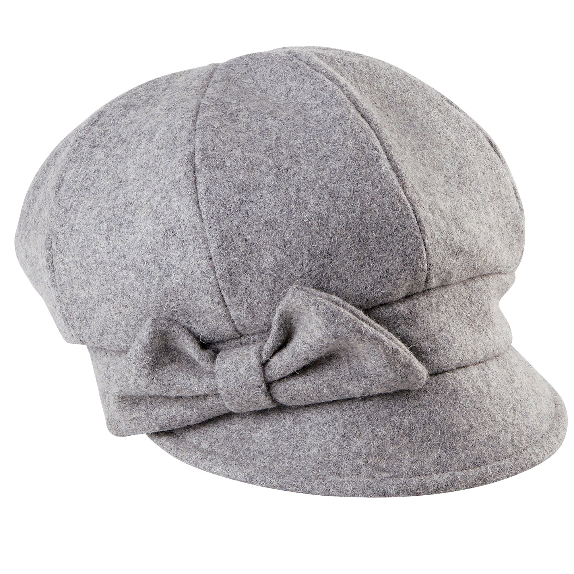 Women's Stylish Wool Winter Cap with Bow - Warm & Cozy Beanie for Cold Weather, Outdoor Activities & Fashion Accessories