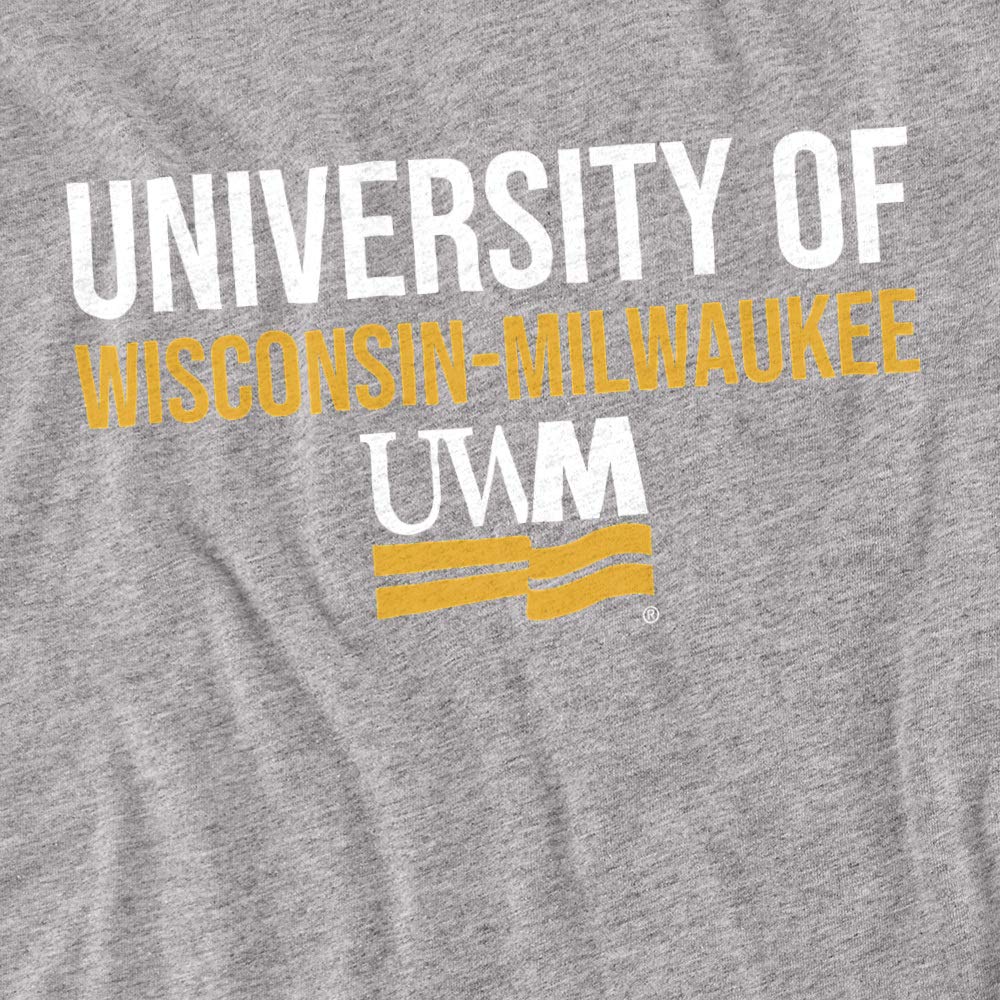 Official University of Wisconsin-Milwaukee Stacked Logo Women's T-Shirt - Comfortable Cotton Tee for Campus Wear, Alumni Pride & Casual Outfits