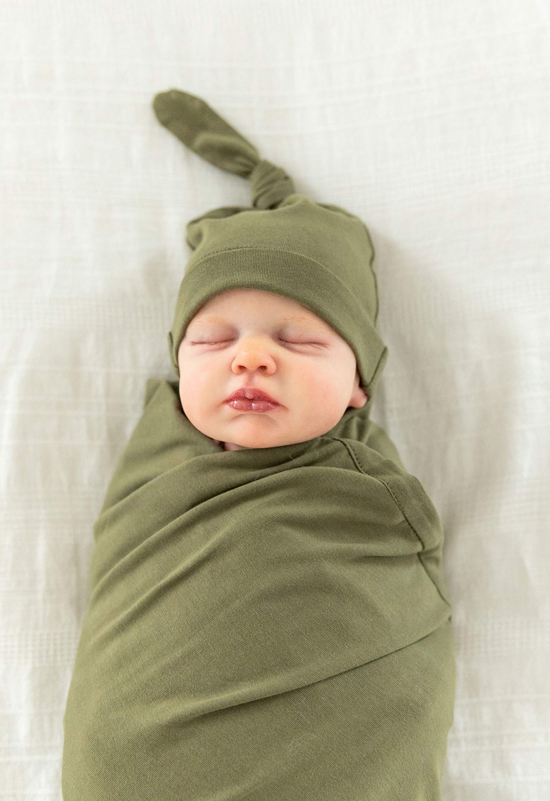Mommy & Me Maternity Robe Set - Labor & Delivery Gown with Matching Newborn Swaddle for Hospital