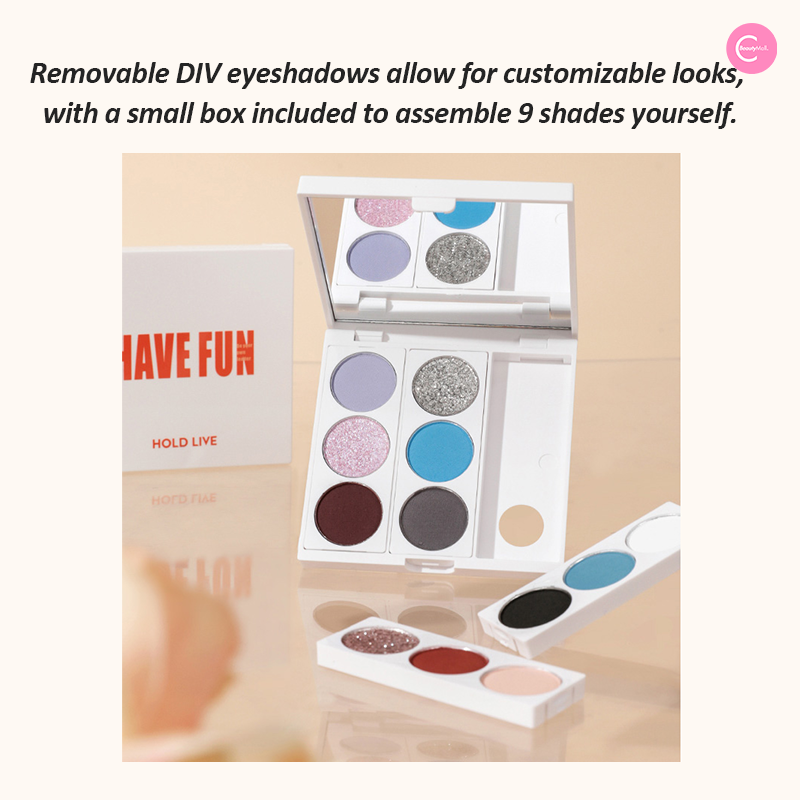HOLD LIVE Magic Play 63 Color Eyeshadow Palette - Highly Pigmented, Long Lasting Makeup for Professional & Everyday Use - Perfect for Parties, Weddings & Date Nights