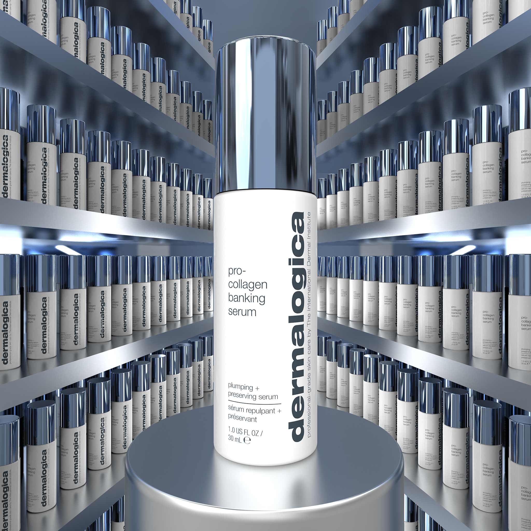 Pro Collagen Banking Serum - Anti-Aging Face Serum with Hyaluronic Acid & Peptides for Wrinkle Reduction - Perfect for Nighttime Skincare Routine & Daily Hydration