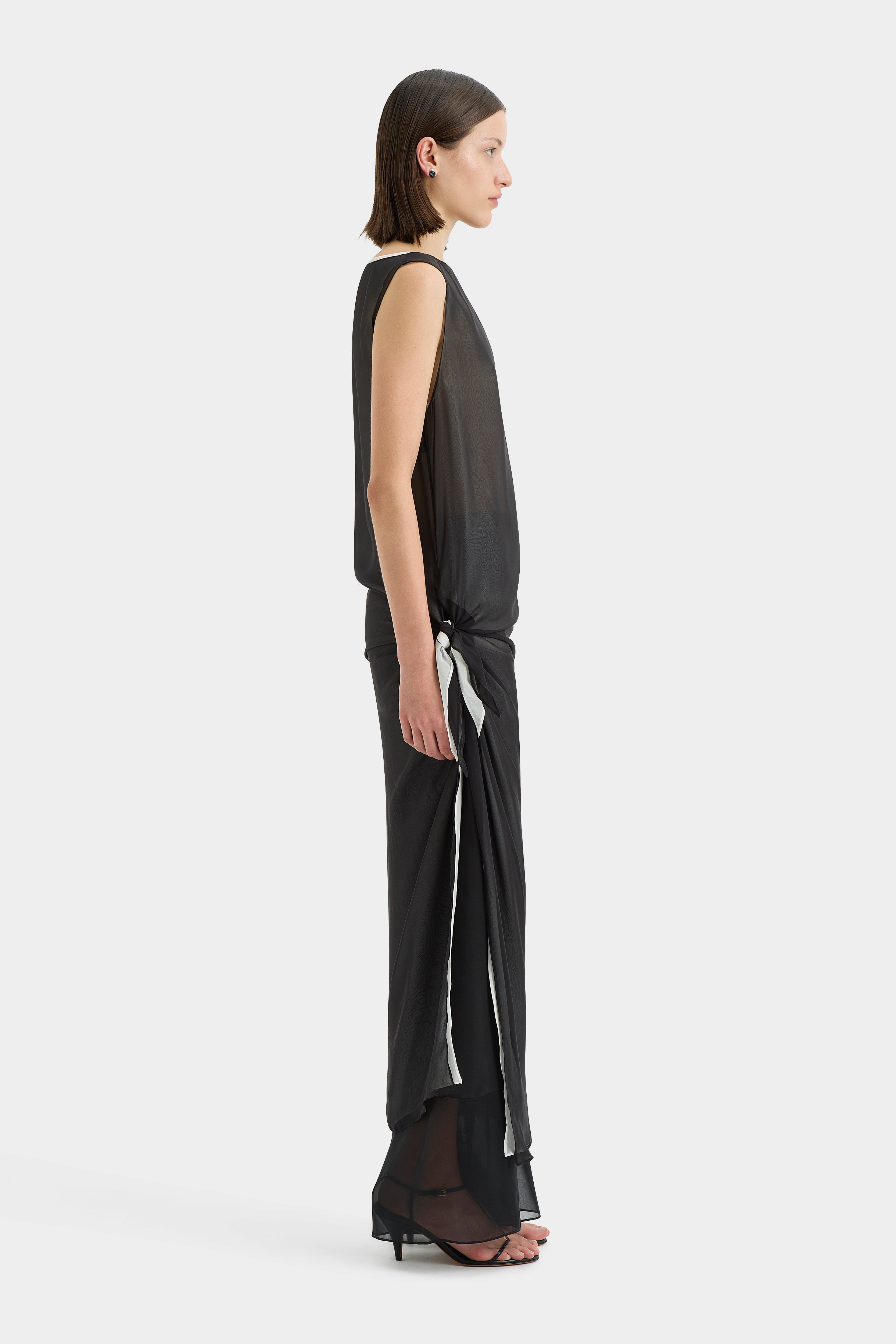 Adrienne Women's Layered Flowy Maxi Dress - Elegant Boho Chic Summer Beach Dress for Vacation, Party & Casual Wear