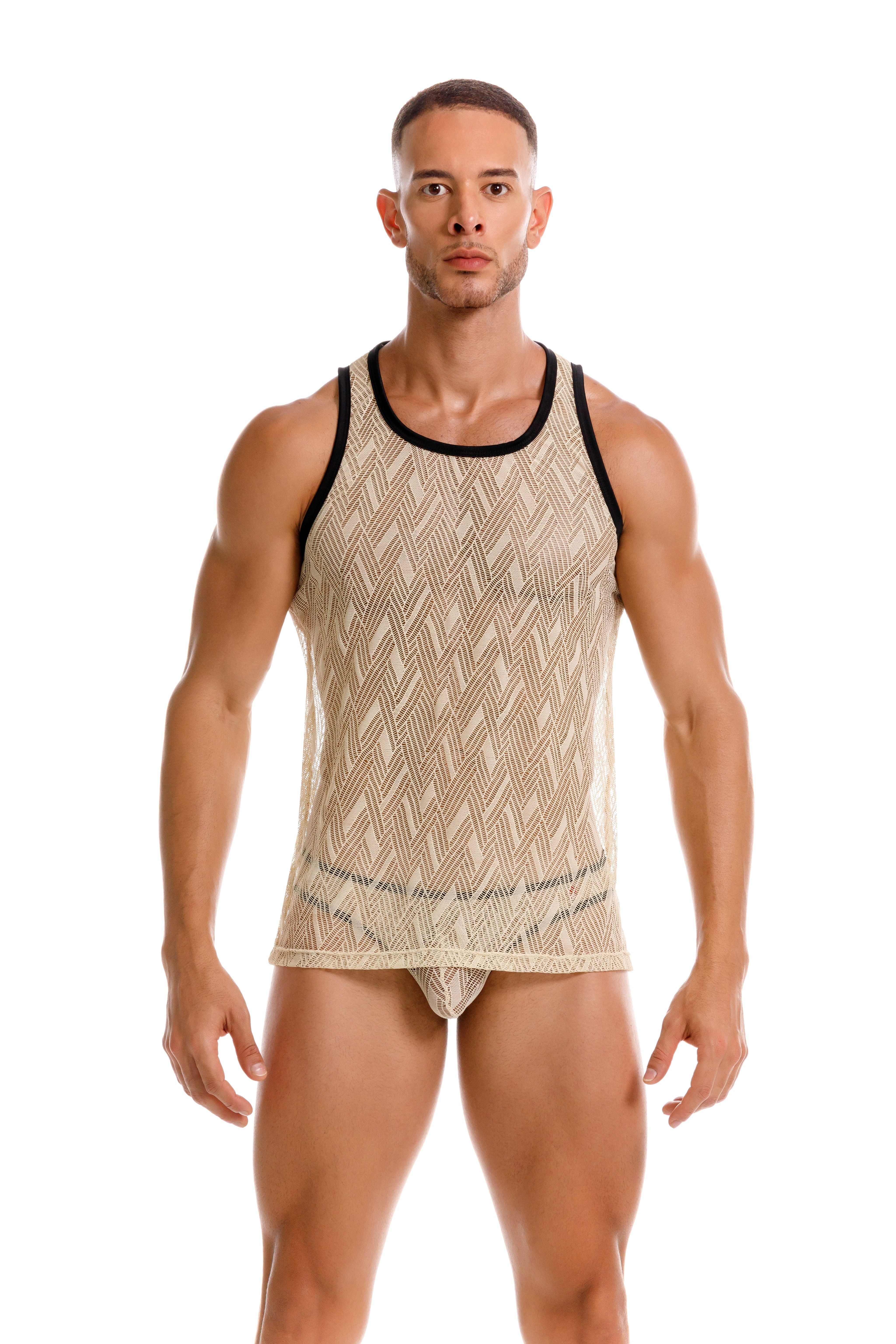 JOR Imperial Sheer Tank Top for Women - Soft Beige Camisole for Layering, Casual Wear & Summer Outfits