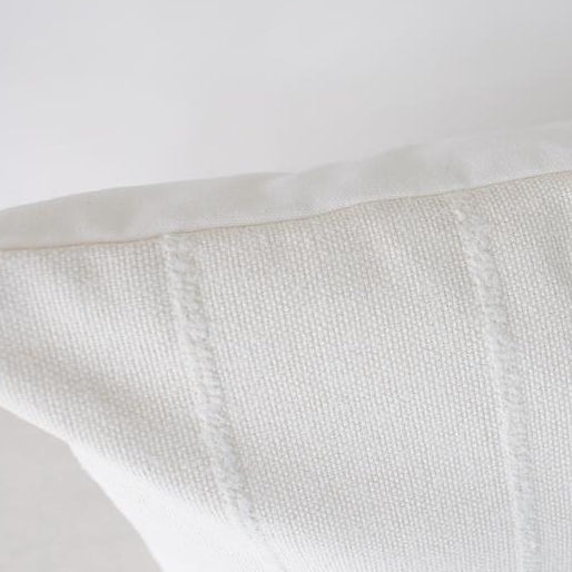 Loren Stripe Pillow Cover - Decorative Throw Pillow Case for Sofa, Bed, Couch - Soft Cotton Linen Blend - 18x18 Inches - Modern Home Decor for Living Room, Bedroom, Nursery