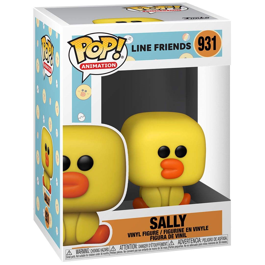 Funko Pop! Vinyl Figure - Sally from Line Friends | Collectible Anime Character | Includes Free Pop Protector Case | Perfect for Display, Gifts & Anime Collections
