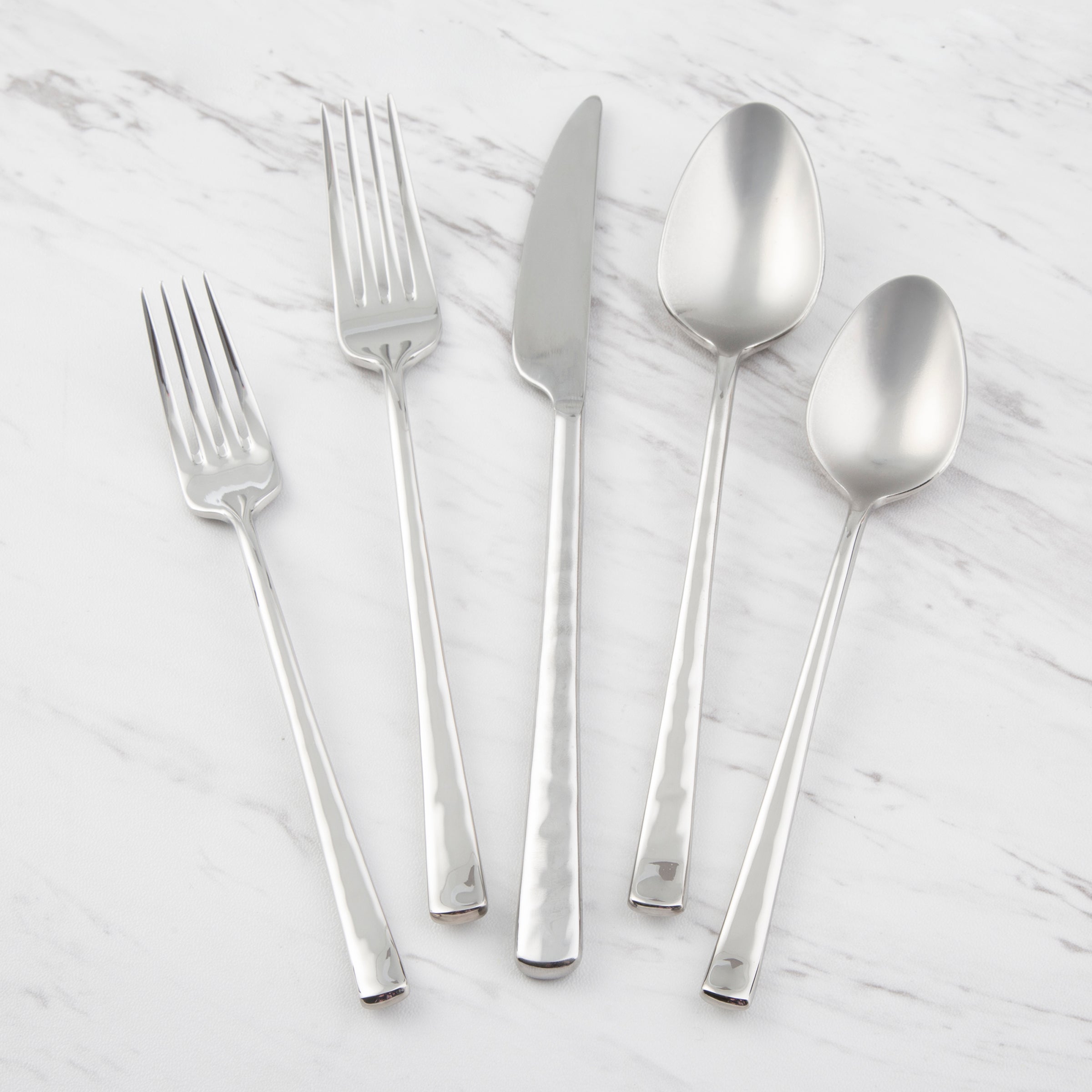 Almada Mirror 20-Piece Stainless Steel Flatware Set - Elegant Cutlery for Dining, Entertaining & Wedding Gifts