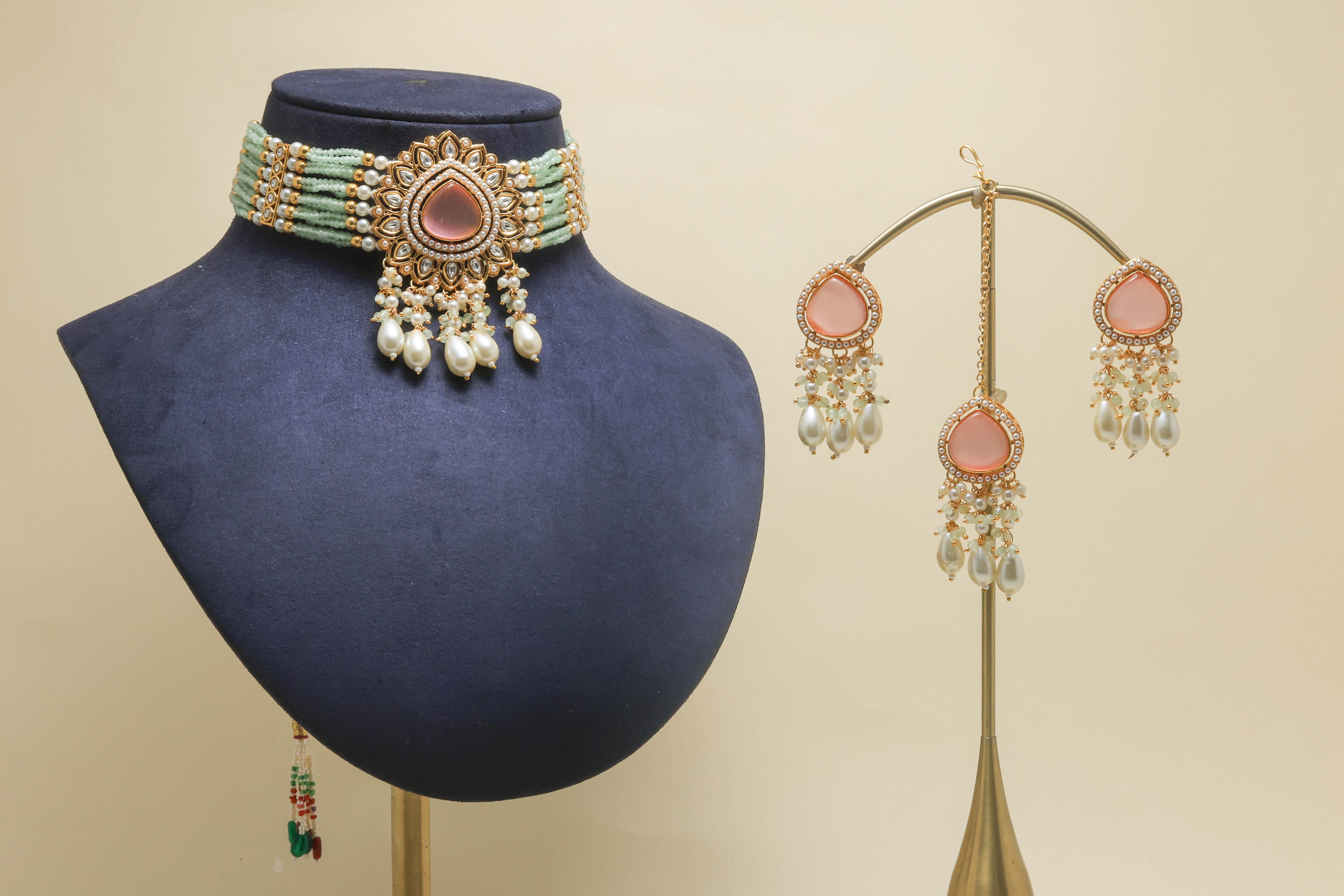 VARIKA STONE Full Set - Natural Gemstone Jewelry Collection for Women | Perfect for Gifts, Parties & Everyday Wear
