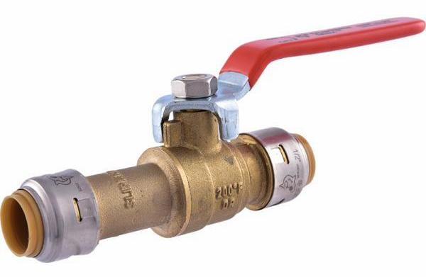 1/2 Inch SharkBite Slip Ball Valve UR24735 - Push-to-Connect Plumbing Solution for Water Supply Lines, PEX, Copper & CPVC Pipes - Perfect for DIY Home Repairs & Plumbing Installations