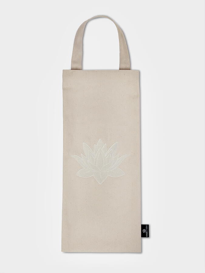 GOTS Certified Organic Cotton Yoga Sandbag Cover - Eco-Friendly & Breathable for Hot Yoga, Meditation & Home Workouts