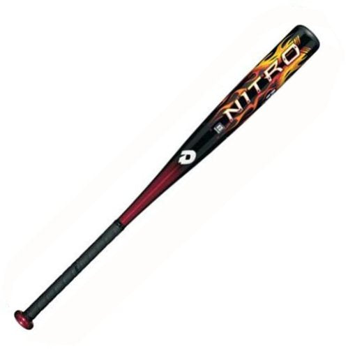 DeMarini Nitro NTB BESR Baseball Bat - Black/Red - High Performance Youth & Adult Baseball Bat for Power Hitting - Perfect for Games, Practice & Training