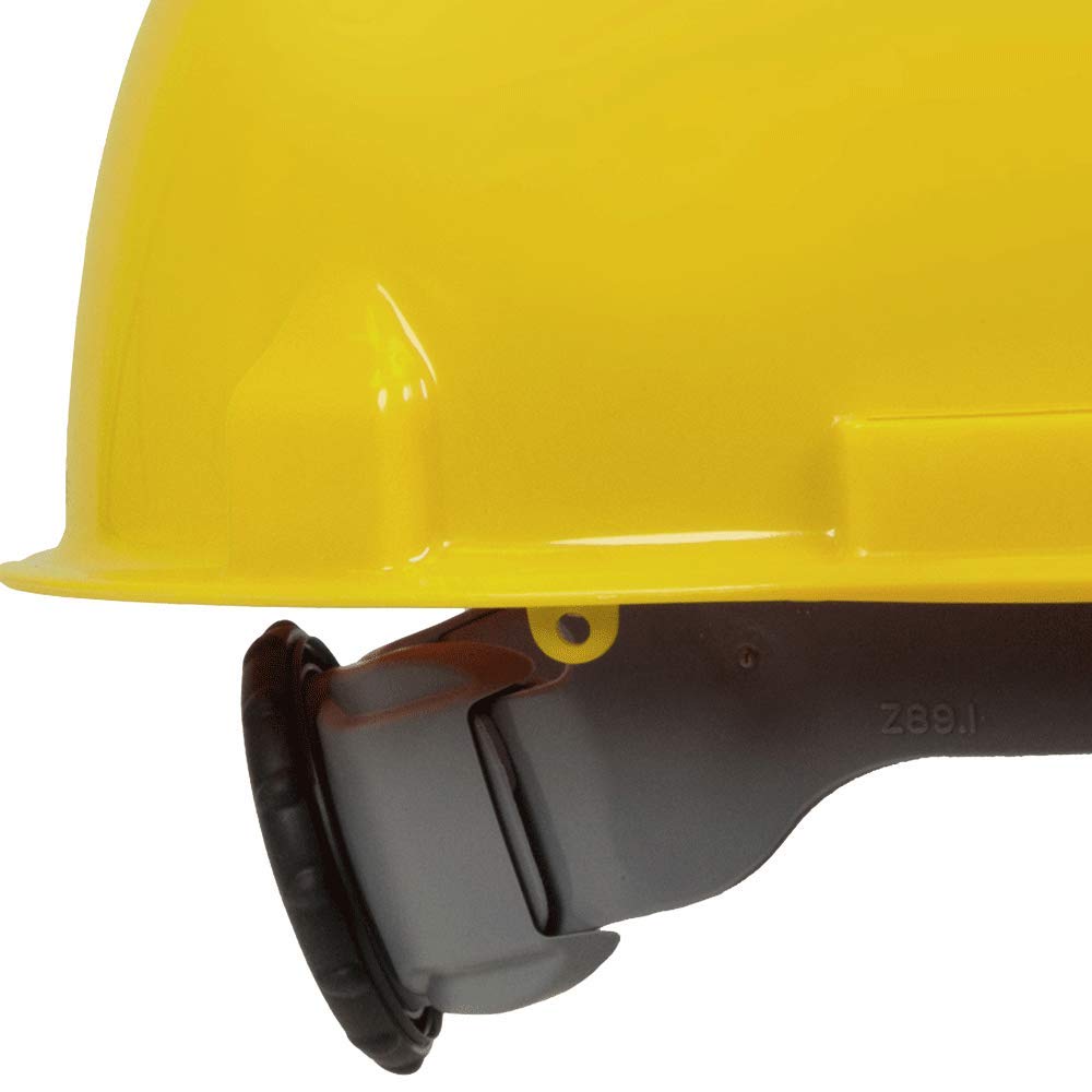 Jackson Safety SC-6 ANSI Compliant Hard Hat - 4-Point Ratchet Suspension with 370 Speed Dial - Longer Bill for Enhanced Comfort & Safety - Made in USA (12 Pack) - Ideal for Construction, Industrial & Roofing Work