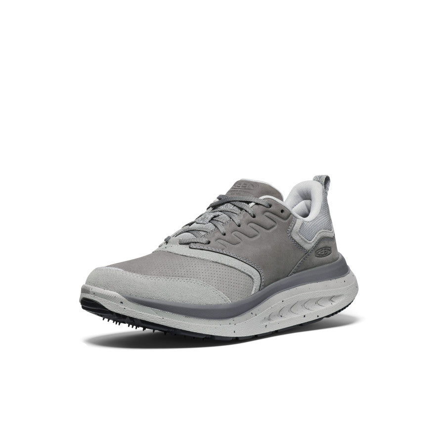 **Men's WK400 Leather Walking Shoes by Engineered Garments – Alloy/Steel Grey | Comfortable & Durable for Casual Outings, Travel & Daily Wear**