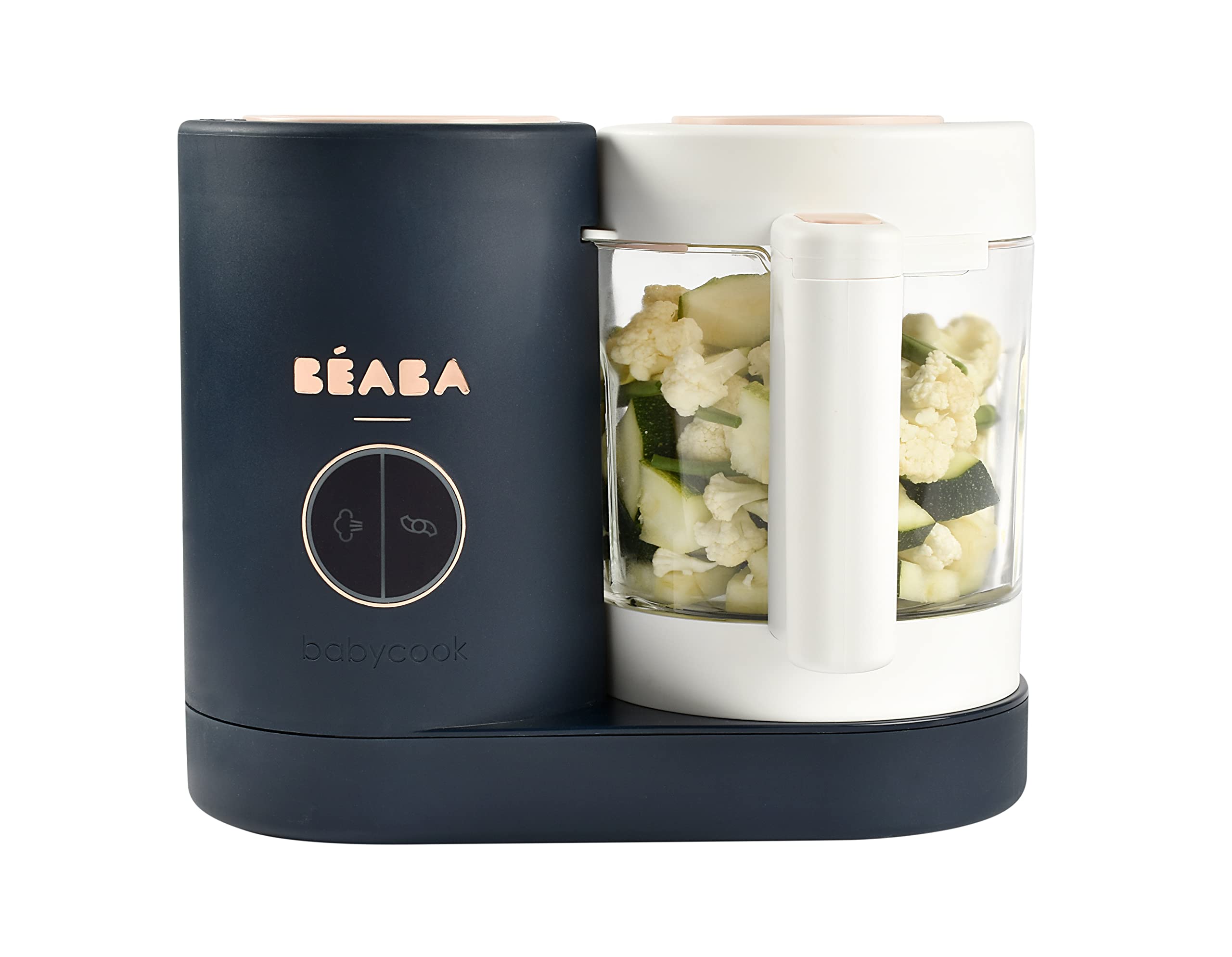 BEABA Babycook Neo Baby Food Maker – Non-Toxic Glass & Stainless Steel Blender | 34 Servings in 20 Mins | Safe & Sustainable Baby Food Processor | Perfect for Homemade Purees, Steaming & Reheating | Ideal for Busy Parents & Healthy Infant Nutrition