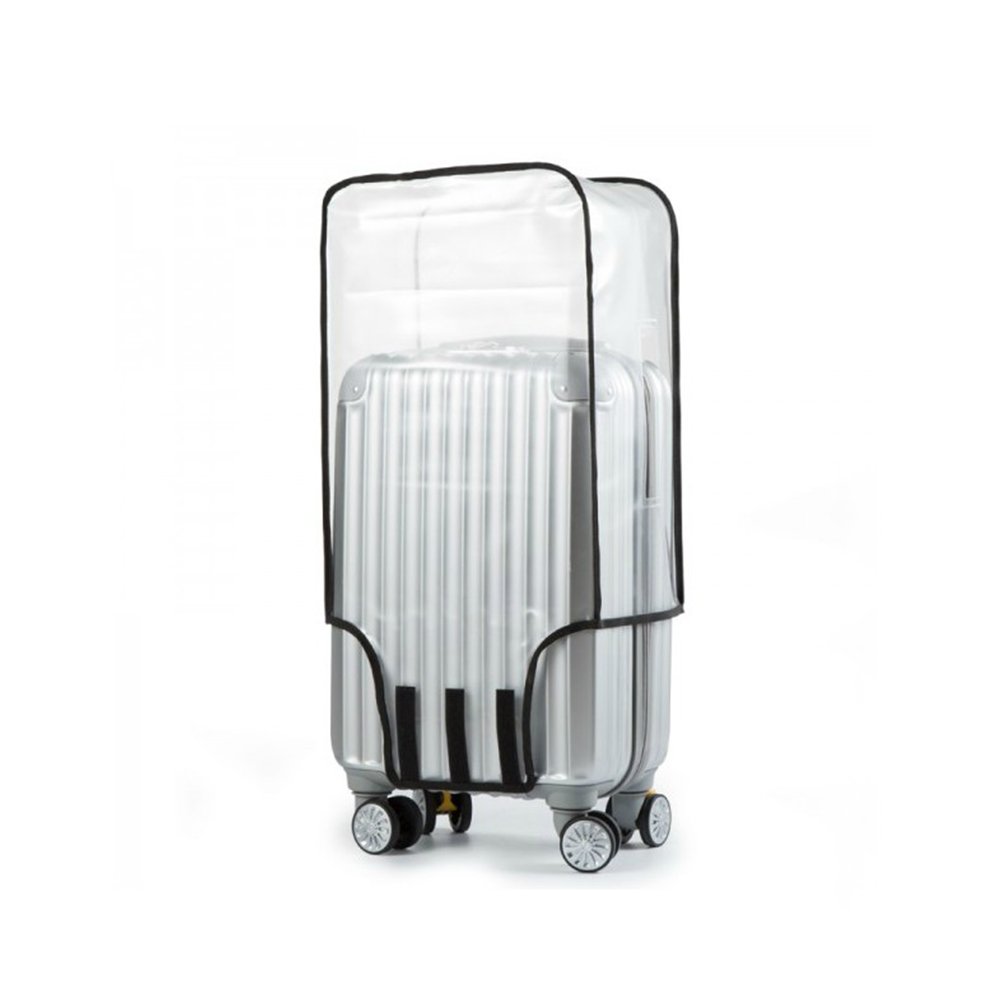 Everyfit Clear PVC Waterproof Luggage Cover Protector - 22 Inch Suitcase Protector for Travel, Airplane & Baggage Protection - Durable & Transparent Design for Easy Identification