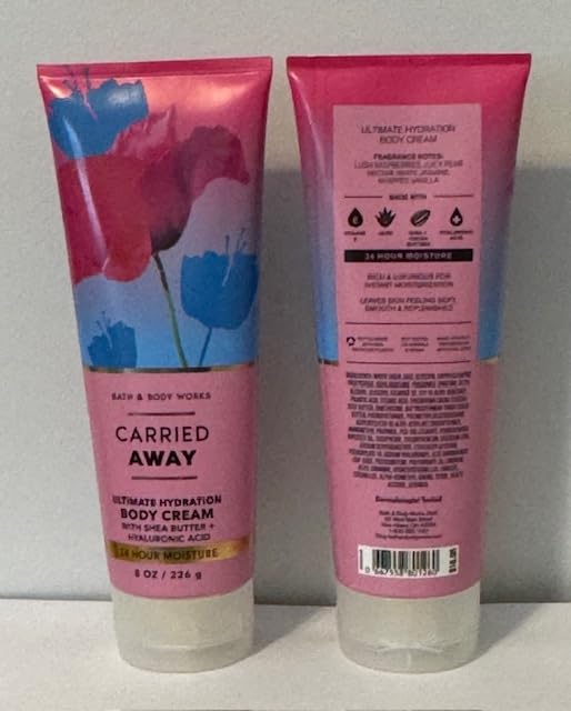 BBWs Carried Away Body Cream Set - 2-Piece Moisturizing Lotion for Dry Skin, Hydrating Body Care Gift Set for Women | Perfect for Daily Use, Spa Days & Self-Care Rituals