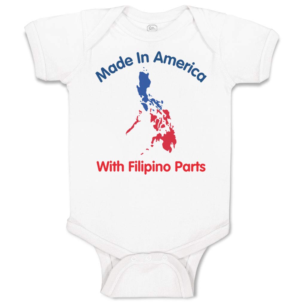 Custom Baby Bodysuit - 100% Made in USA with Premium Filipino Fabric - Soft Unisex Infant Onesie for Boys & Girls | Perfect for Newborn Photos, Baby Showers & Everyday Wear