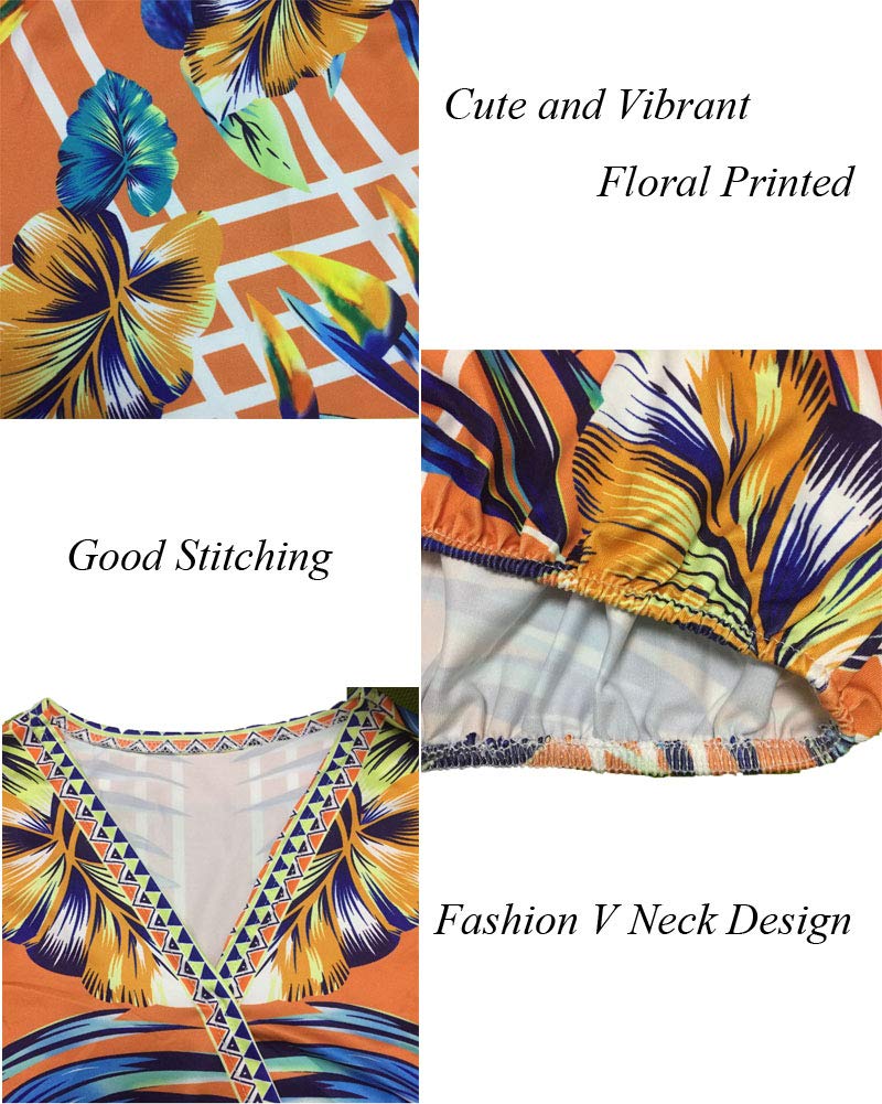 Women's 2-Piece Outfits Summer Boho Floral Print Crop Top & Shorts Set - Casual Beachwear, Vacation Outfit, Street Style Fashion