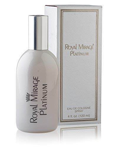 Royal Mirage Platinum 120ml Eau De Cologne Spray for Men - Long Lasting Fresh Fragrance for Daily Wear, Office & Special Occasions