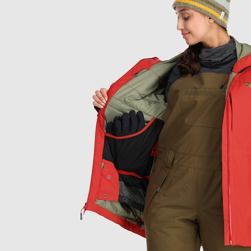 Women's Winter Snowcrew Jacket - Waterproof Windproof Insulated Ski Jacket for Cold Weather - Perfect for Skiing, Snowboarding & Outdoor Winter Activities