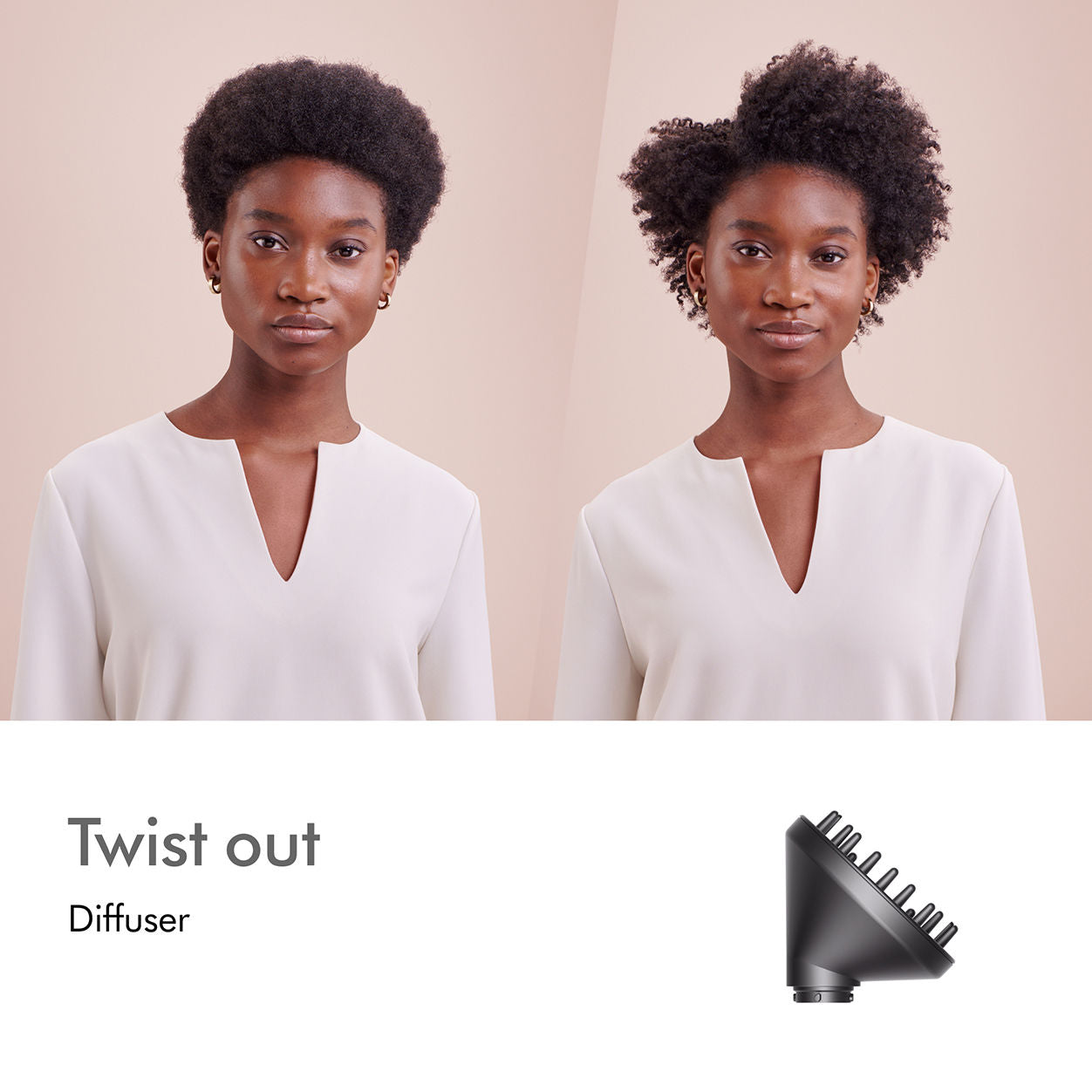 Dyson Airwrap Multi-Styler Complete Long Diffuser for Curly & Coily Hair - Salon-Quality Styling at Home for Bouncy Curls & Defined Coils