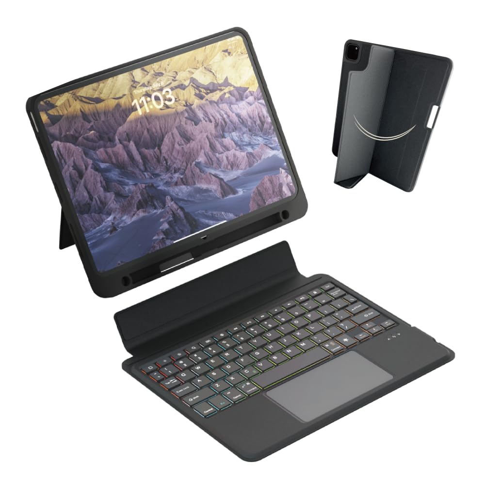 EIP Magnetix iPad Keyboard Case with Trackpad - Compatible with iPad Pro 11
