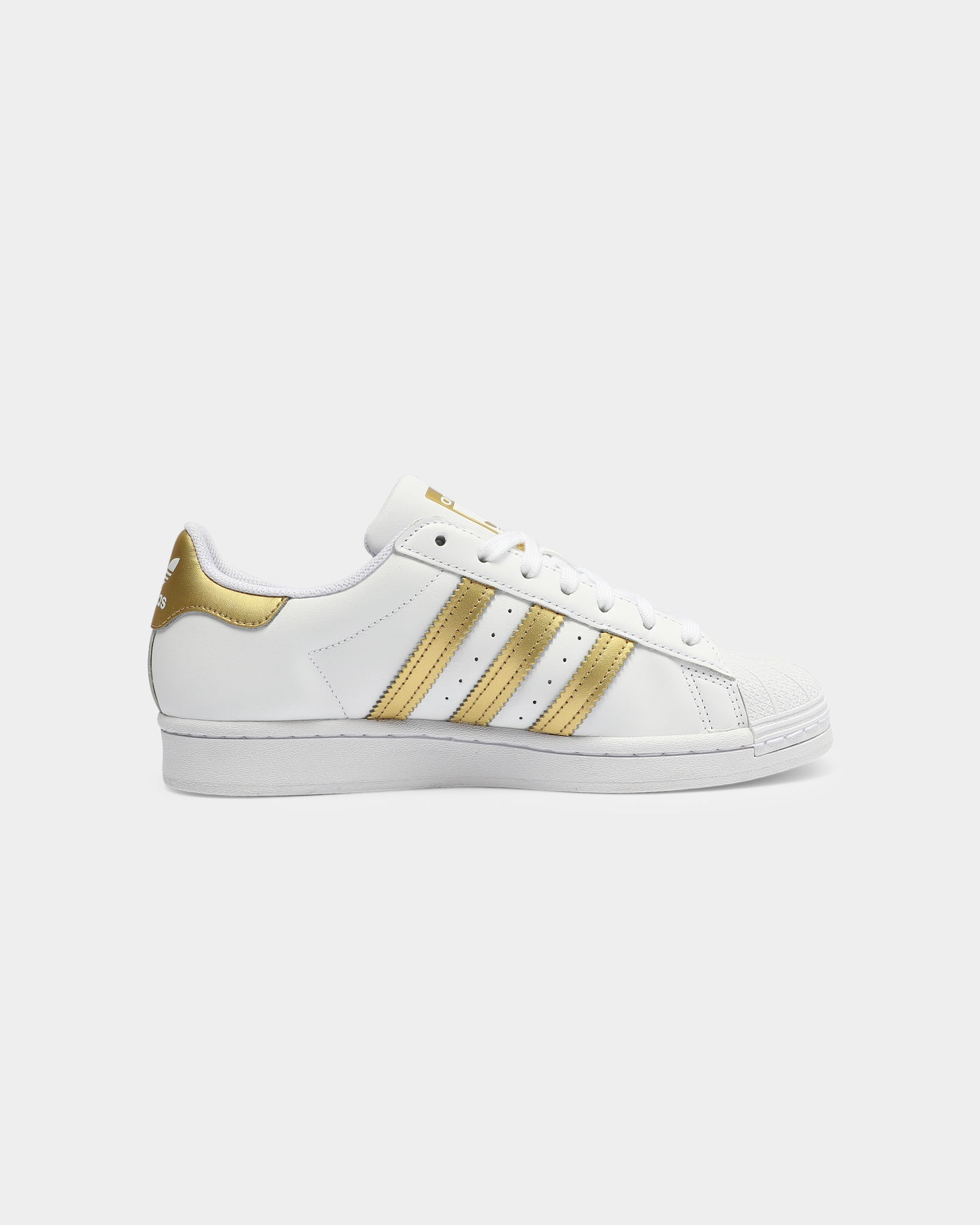 Adidas Women's Superstar Sneakers White/Gold - Classic Casual Shoes for Women | Perfect for Everyday Wear, Gym & Street Style