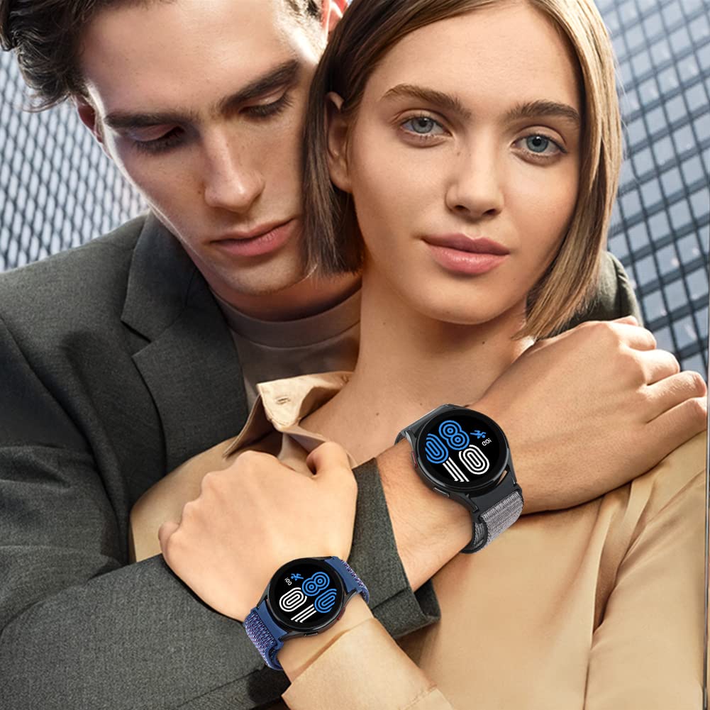 Galaxy Watch 6/5/4 Bands - No Gap Sport Loop Strap for Active Lifestyles