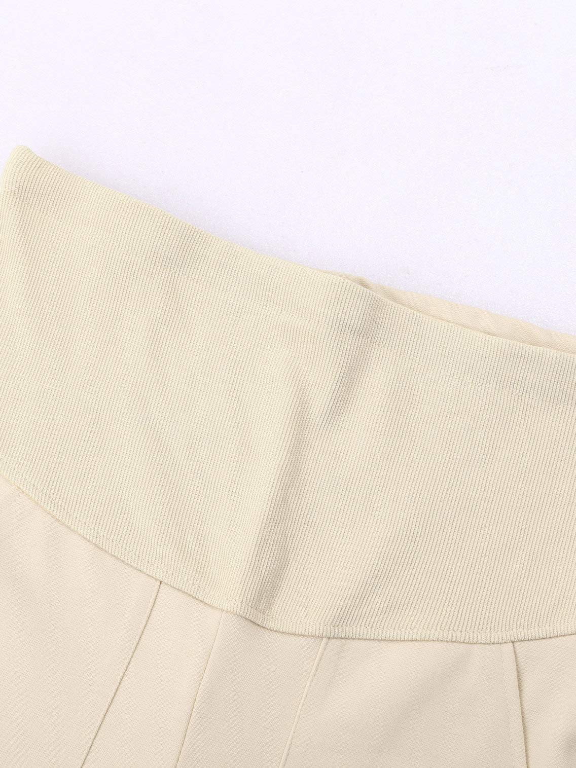 **Maternity Pants for Women - High Waist Wide Leg Trousers, Adjustable Pregnancy Leggings - Comfortable Casual Wear for Work, Travel & Everyday Use**