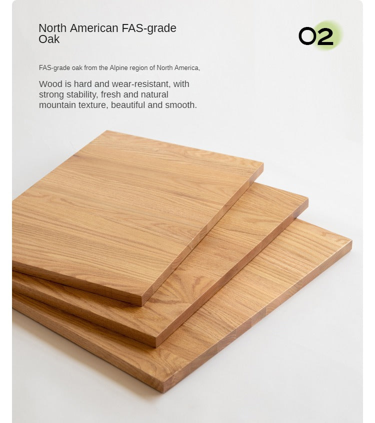 Premium Oak Solid Wood Office Table Bracket - Heavy Duty Desk Support for Home Office, Study Room & Workspace