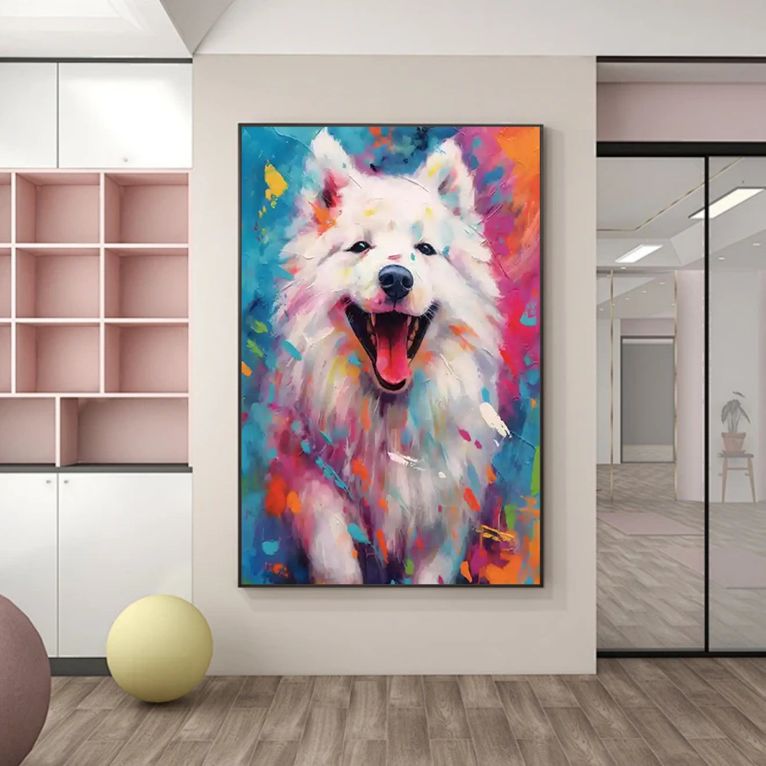 Animal Art Painting #AP145 - Handmade Canvas Wall Decor for Living Room, Bedroom & Office - Perfect Gift for Pet Lovers & Home Decor
