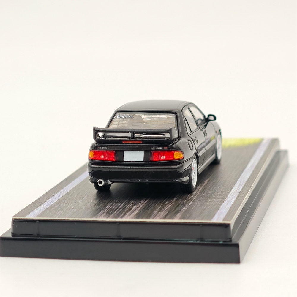 1/64 Mitsubishi Lancer RS Evolution III INITIAL D Black Diecast Model Car - Limited Edition Collectible for Anime Fans & Car Enthusiasts - Perfect for Display, Gifts, and Anime-Themed Collections