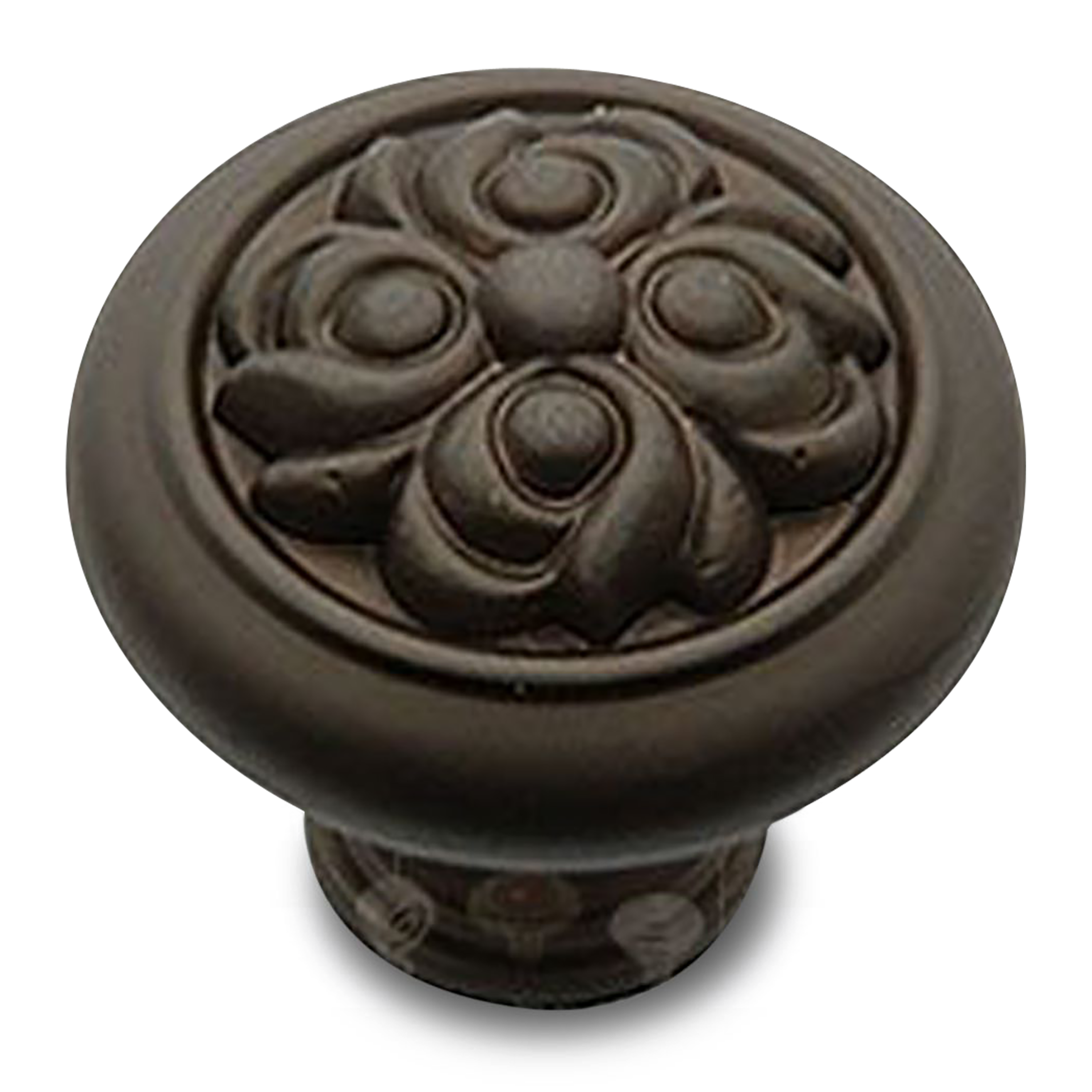 Hyde Park 1-1/2 Inch Cabinet Knob - Premium Solid Brass Hardware for Kitchen & Bathroom Cabinets