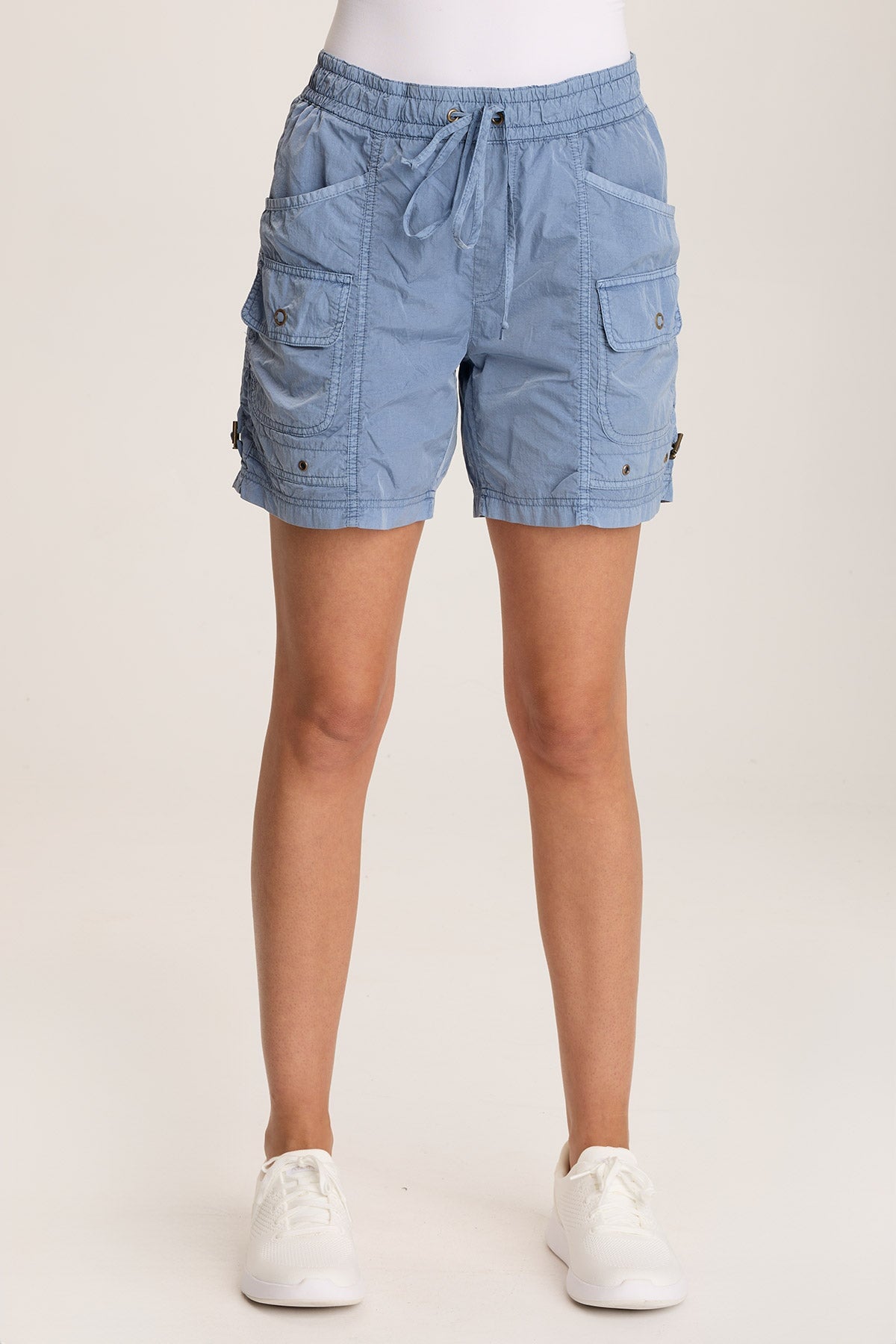 Ganon Men's Sporty Drawstring Cargo Shorts - Comfortable Stretchy Casual Workout & Outdoor Hiking Shorts for Men