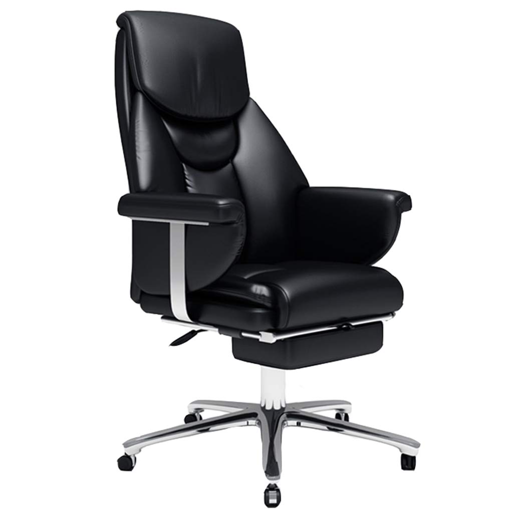 Premium Linah Leather Executive Office Chair - Ergonomic Swivel Computer Desk Chair with Adjustable Height & Lumbar Support for Home, Business, and Conference Room Use