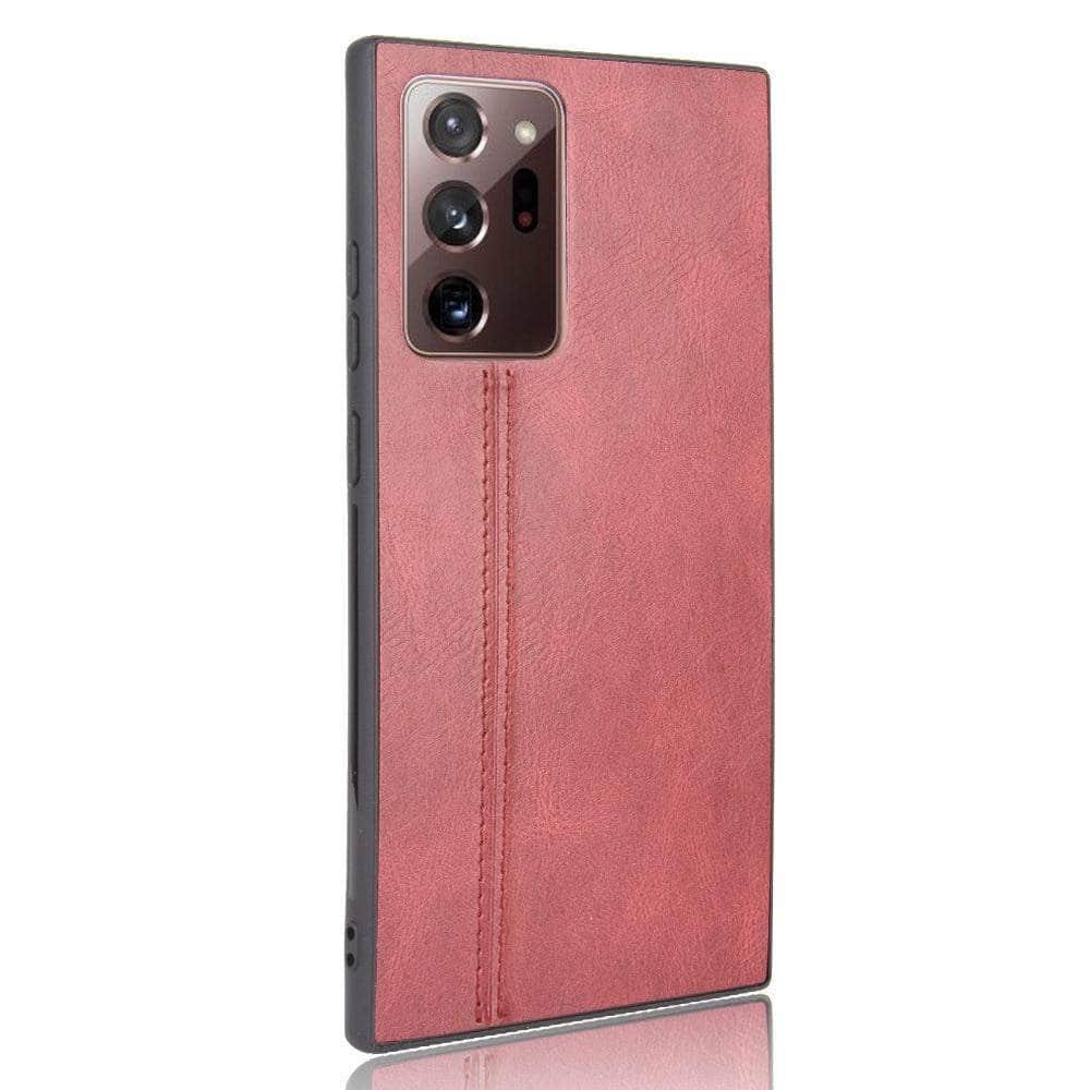 Samsung Galaxy Note 20 Ultra 5G PU Leather Phone Case - Slim Protective Cover with Card Slot - Perfect for Work, Travel & Everyday Use
