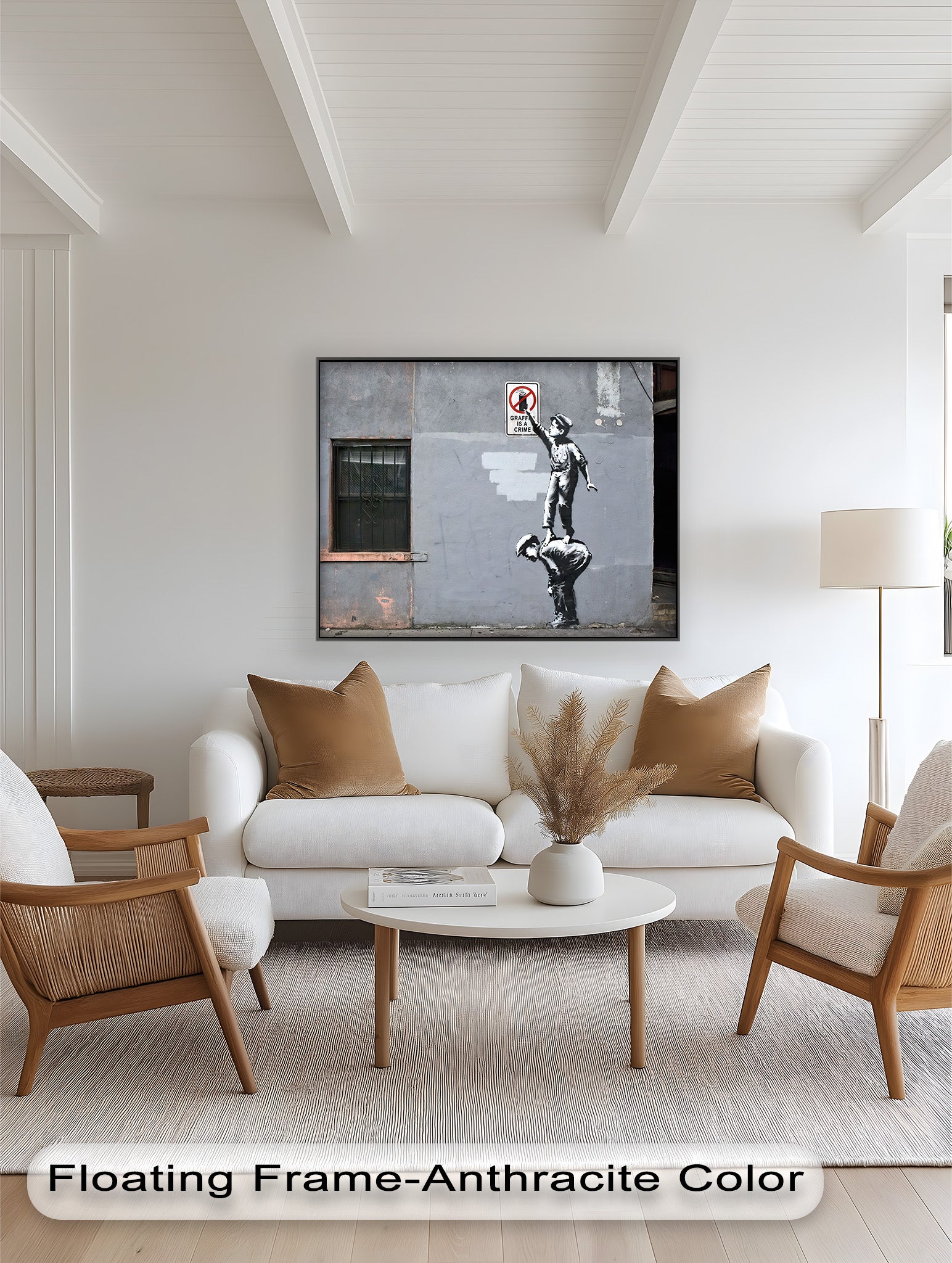 Banksy Oil Painting - Climb for Expression - Unique Street Art for Home & Office Decor